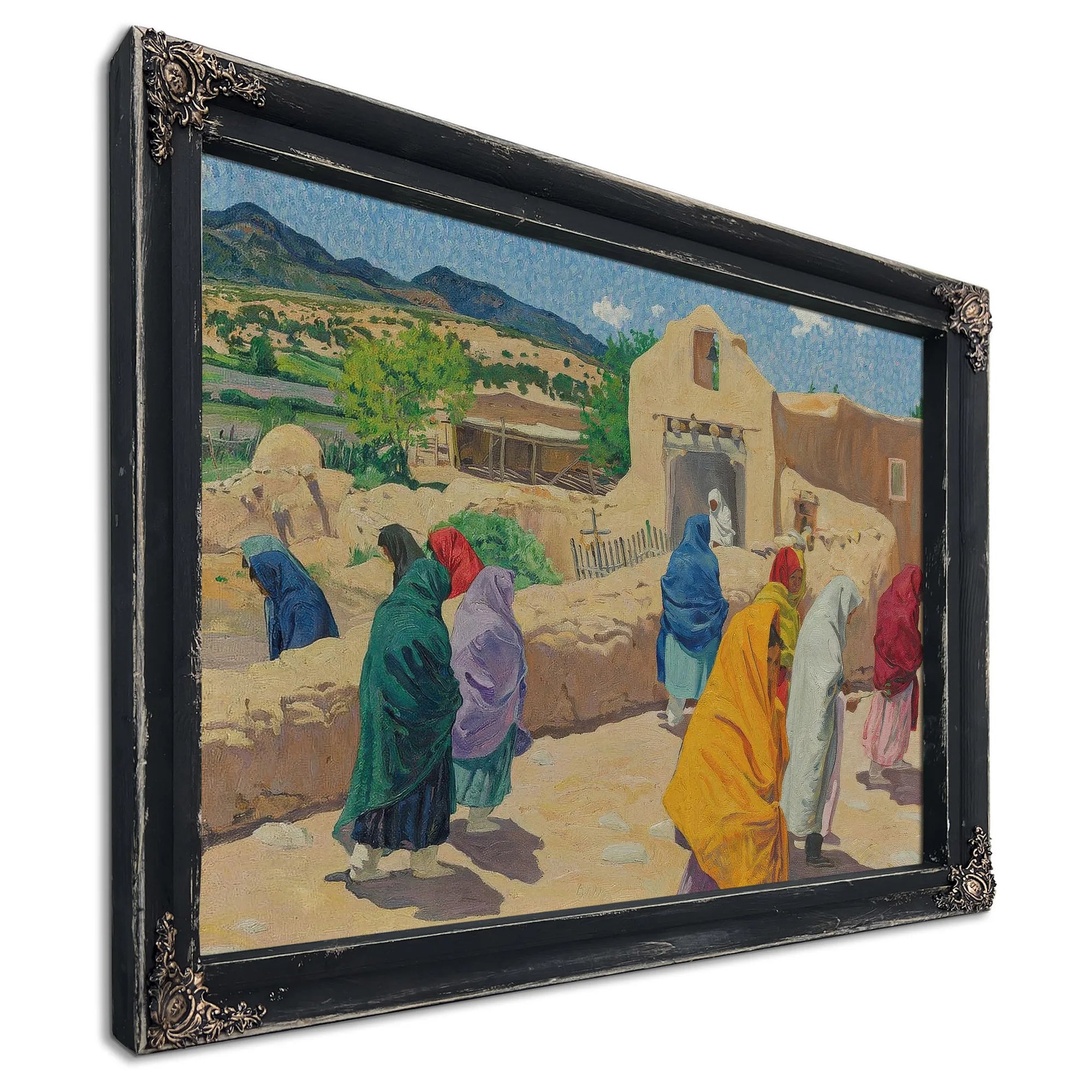 After The Chapel Hour By Walter Ufer Fine Art Print