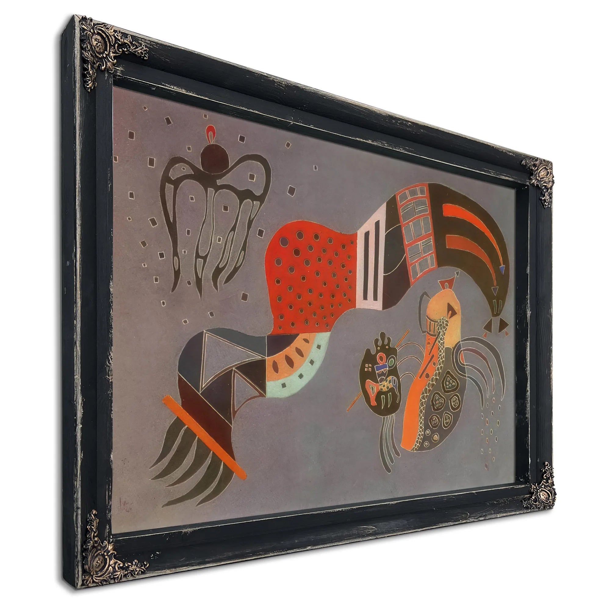 Tempered Elan By Wassily Kandinsky Fine Art Print
