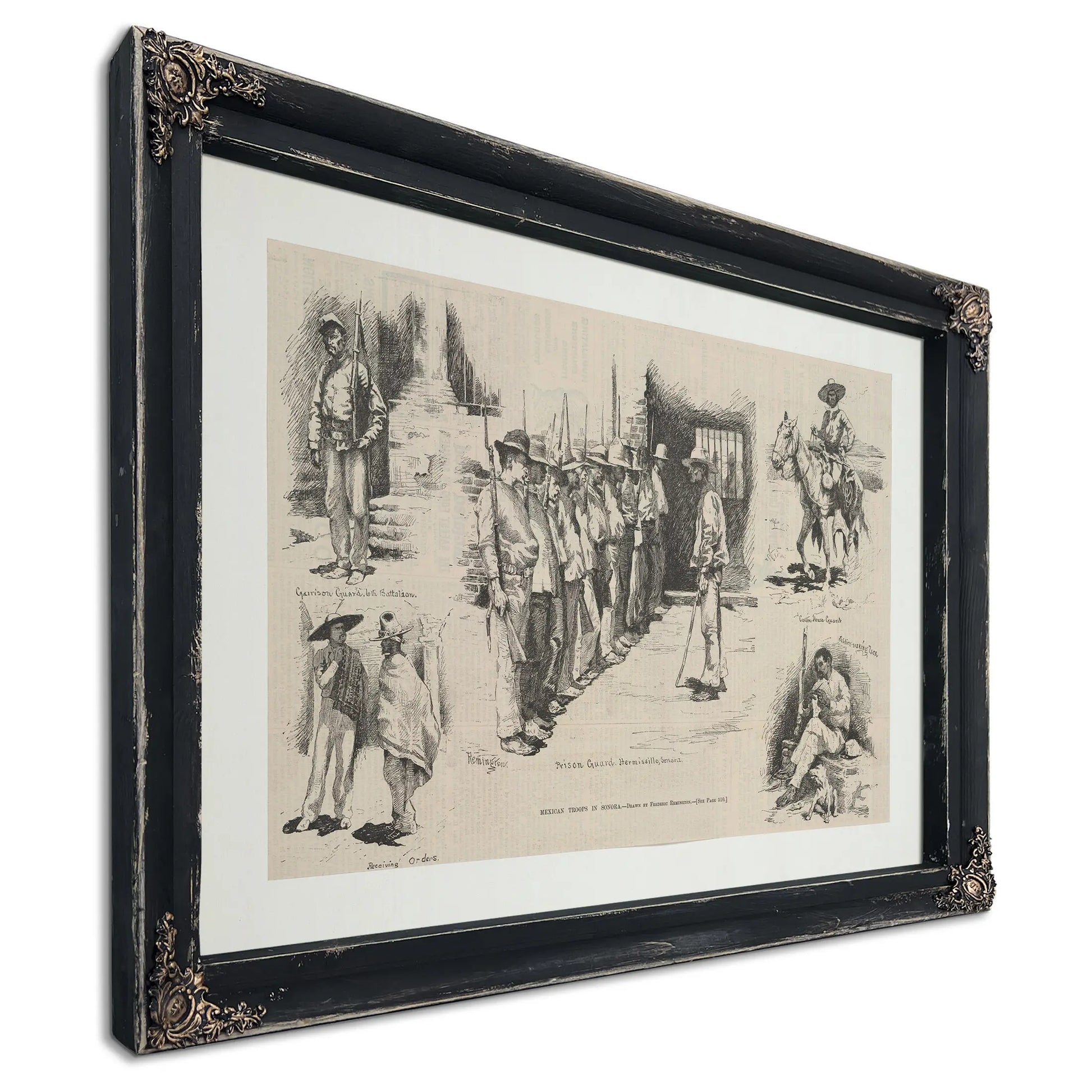 Mexican Troops In Sonora by Frederic Remington