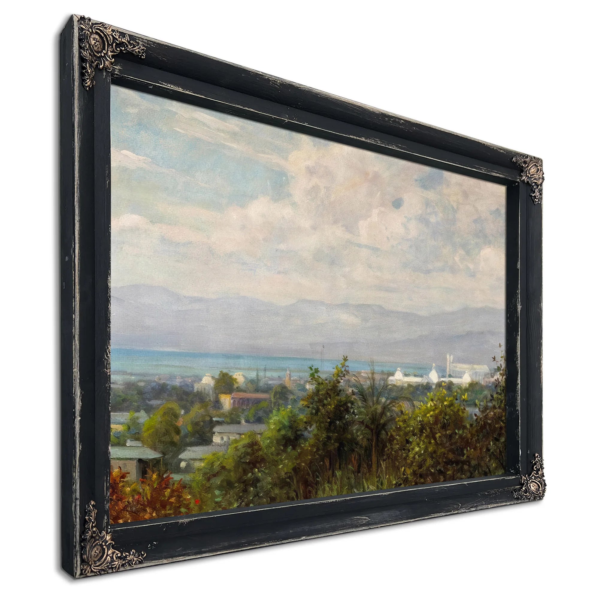 Port Au Prince, Haiti By Louis Aston Knight Fine Art Print