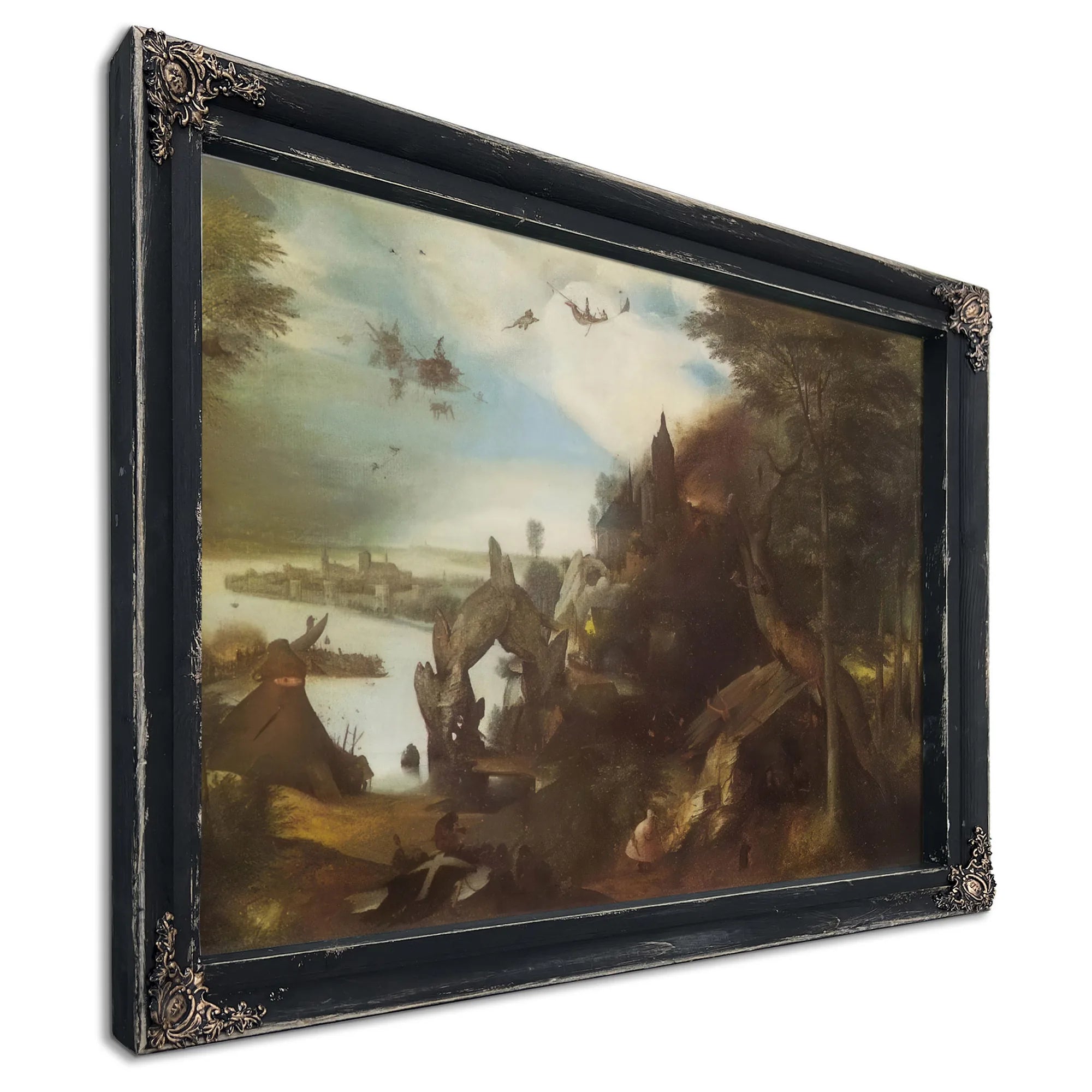 The Temptation Of St By Pieter Bruegel Fine Art Print