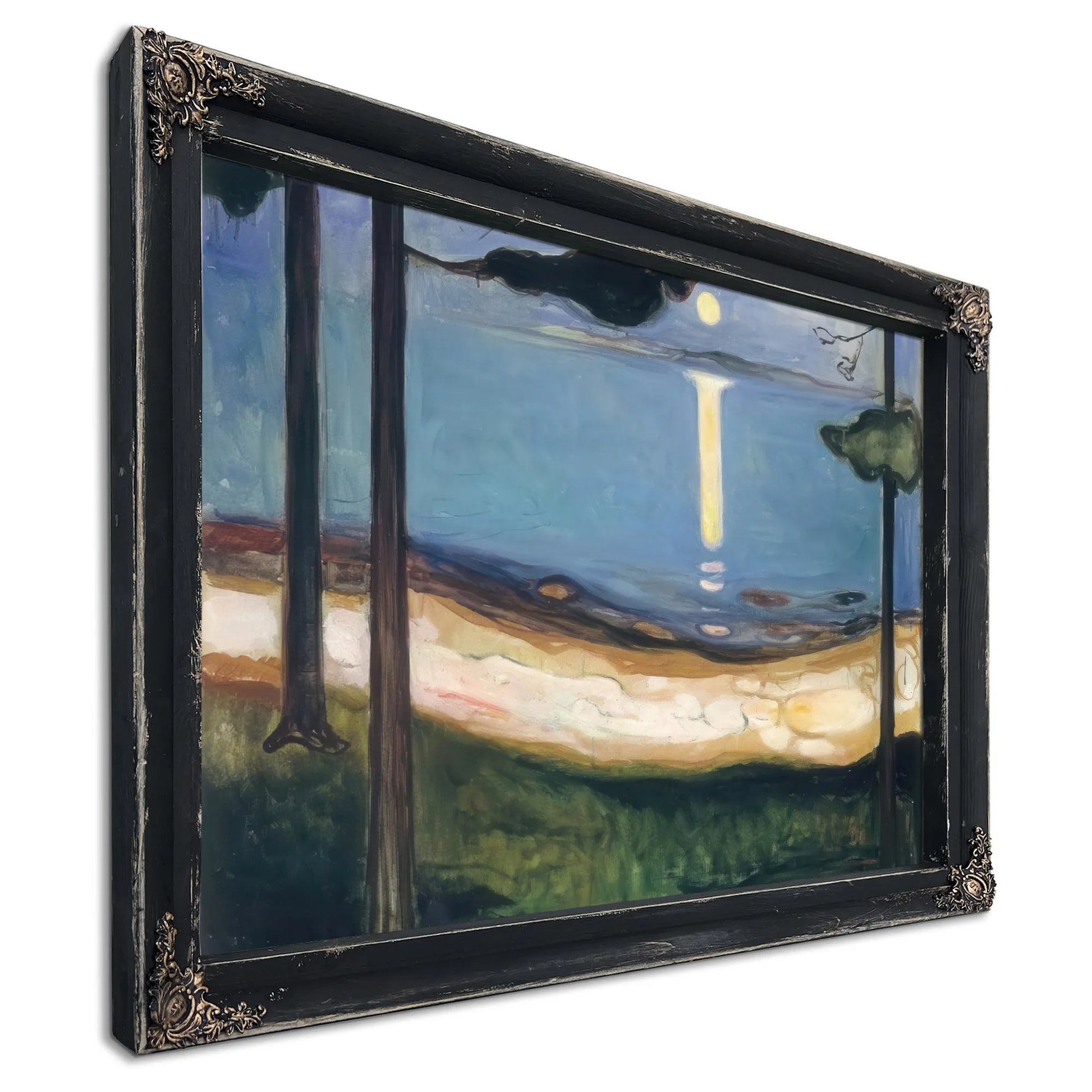 Moonlight 1895 By Edvard Munch Fine Art Print