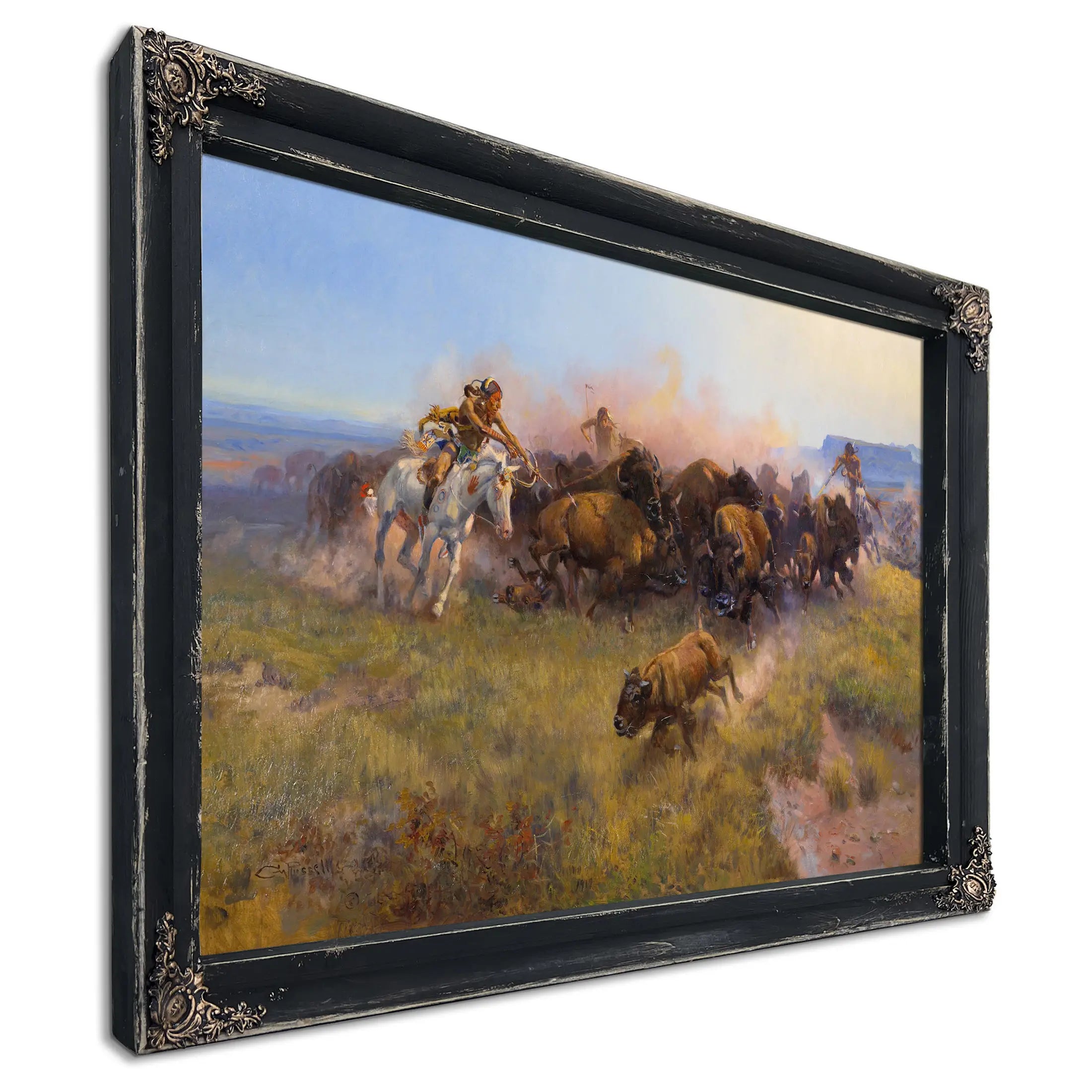 The Buffalo Hunt No 39 by Charles Marion Russell