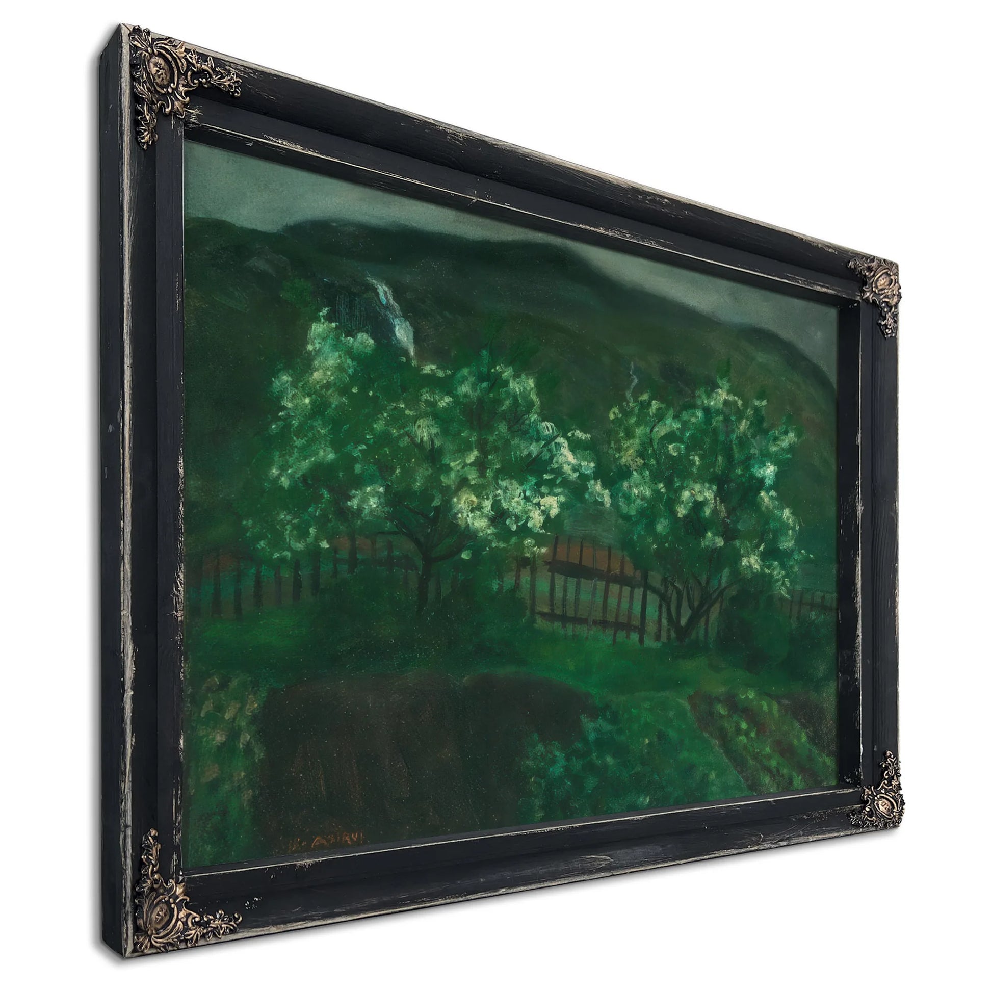 Spring Rain And Cherries By Nicolai Astrup Fine Art Print