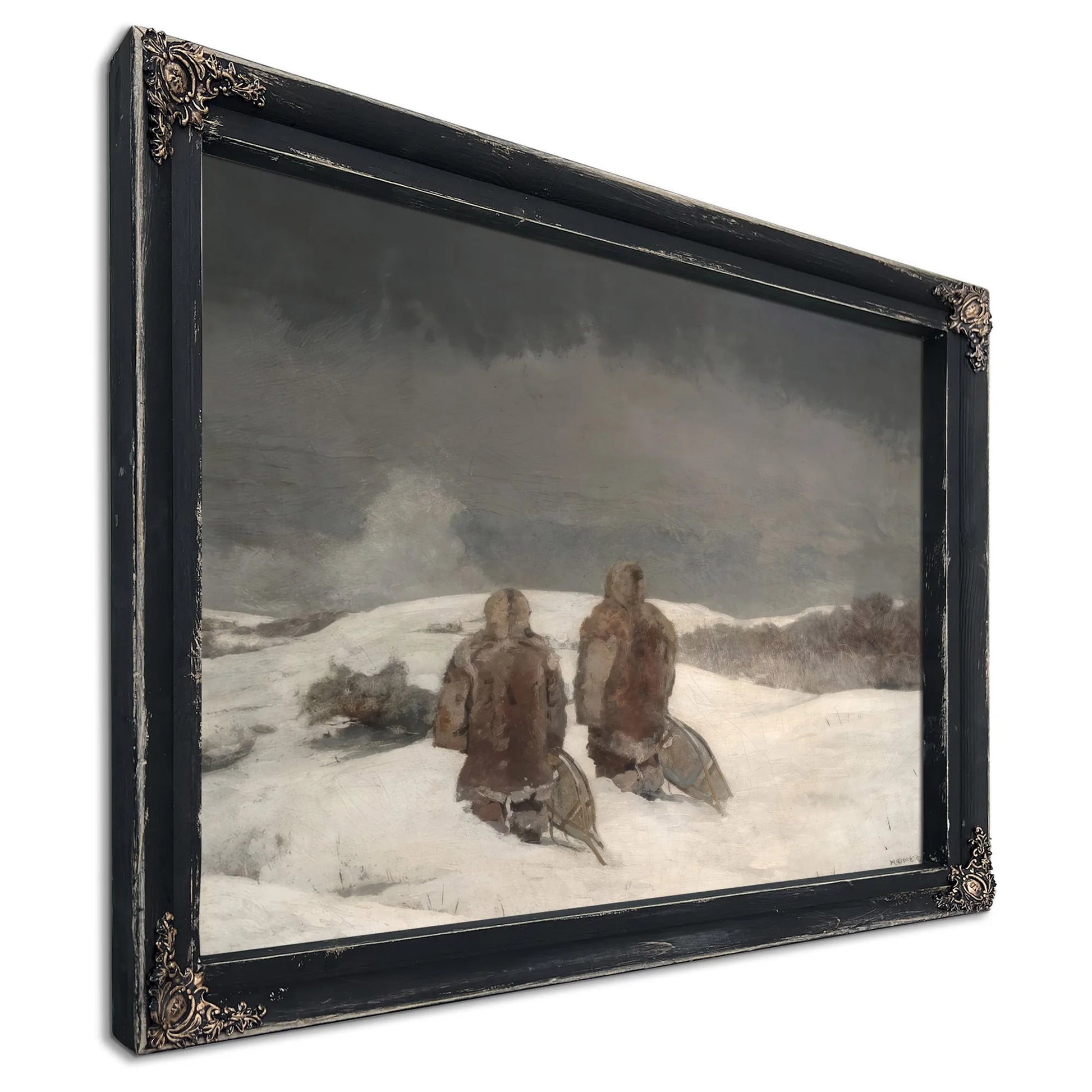 Below Zero By Winslow Homer Fine Art Print