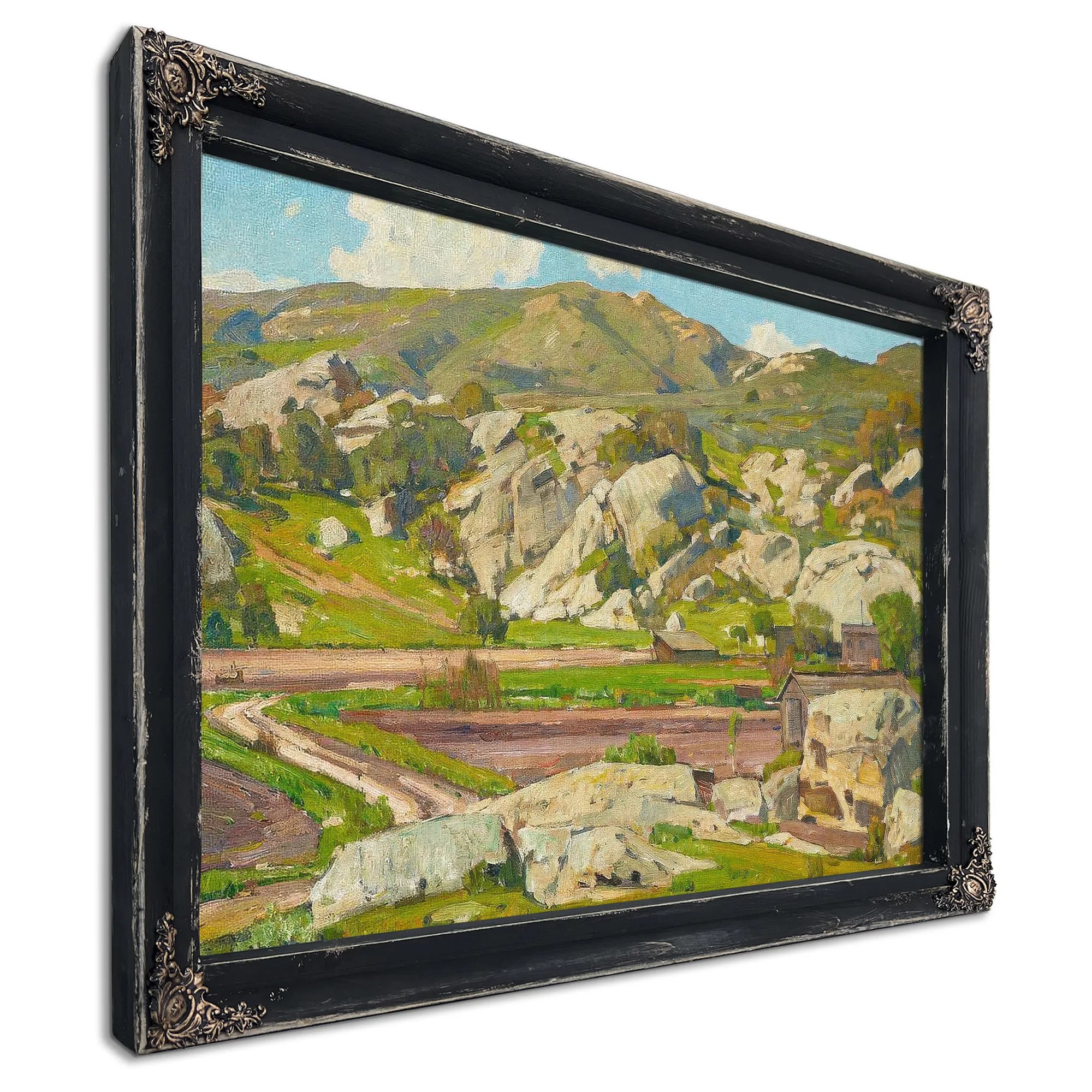 Sermons In Stone By William Wendt Fine Art Print