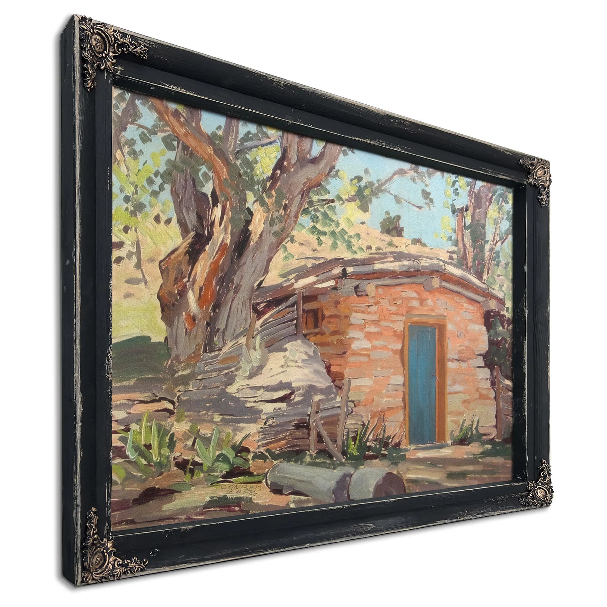 Maynard Dixon's Cool House By Conrad Buff Fine Art Print