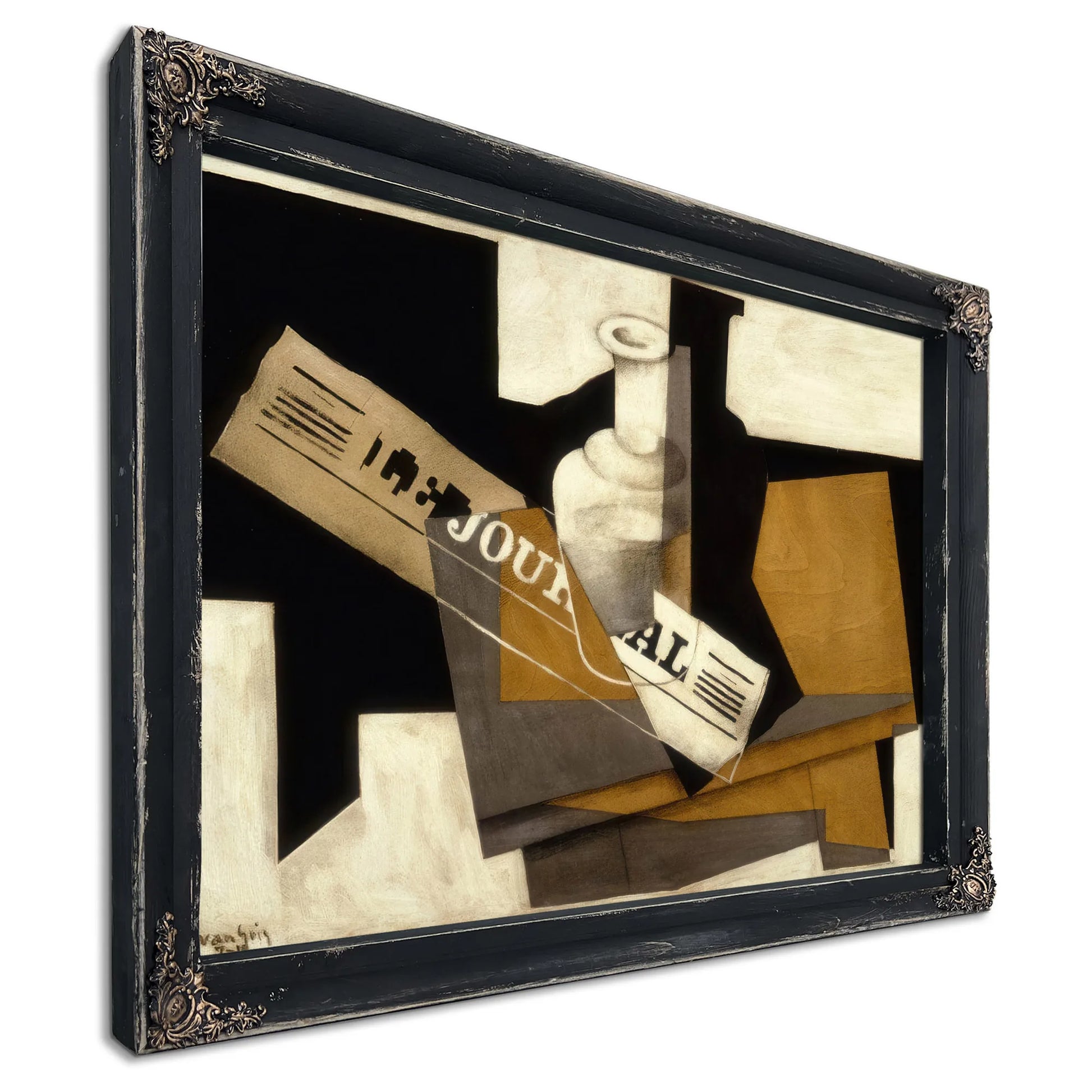Le Journal By Juan Gris Fine Art Print