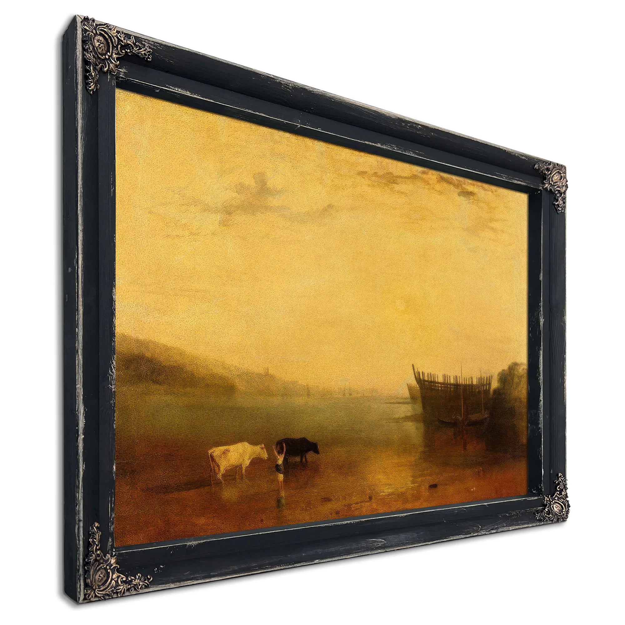 Teignmouth Harbour By Joseph Mallord William Turner Fine Art Print