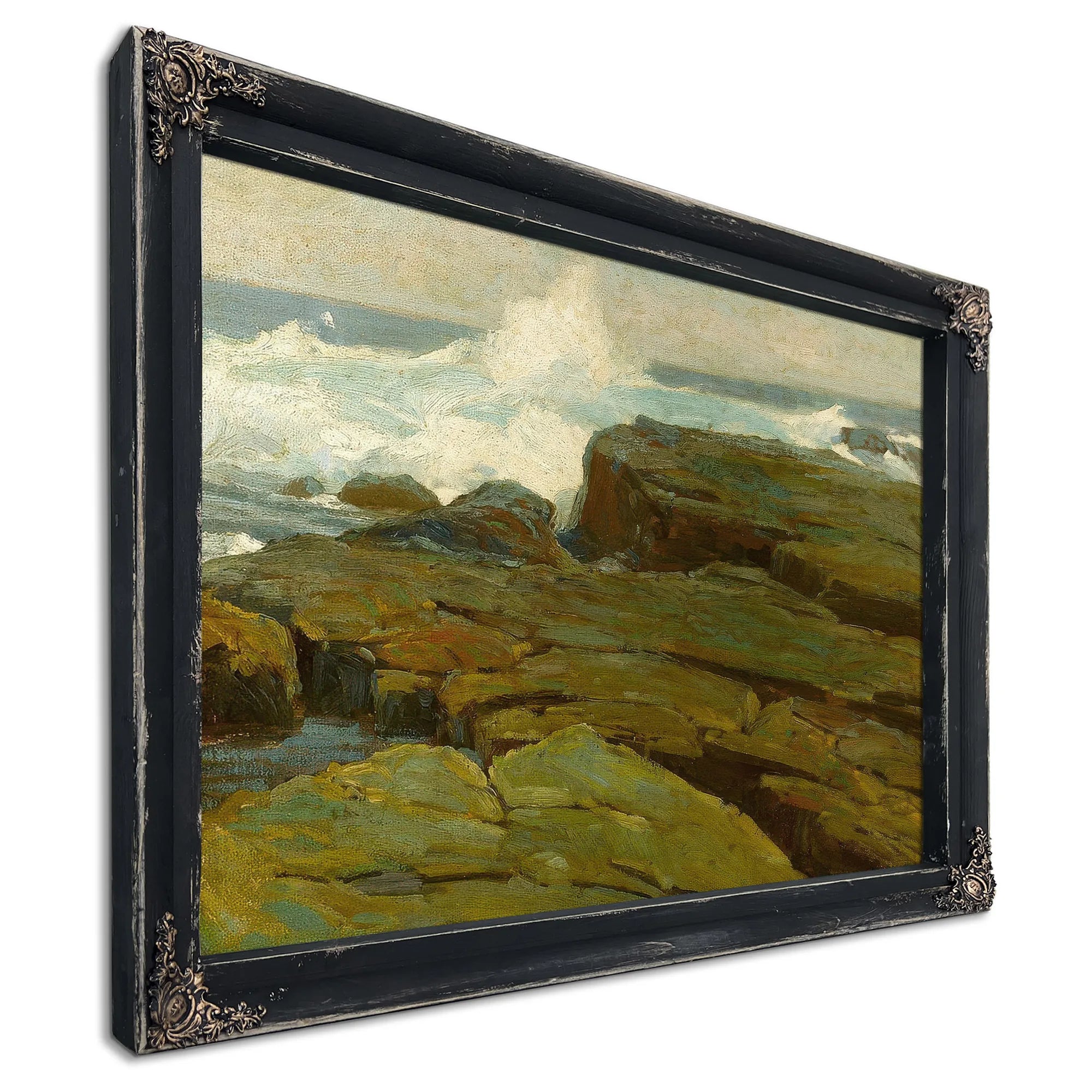 Rocks And Sea By Edgar Payne Fine Art Print