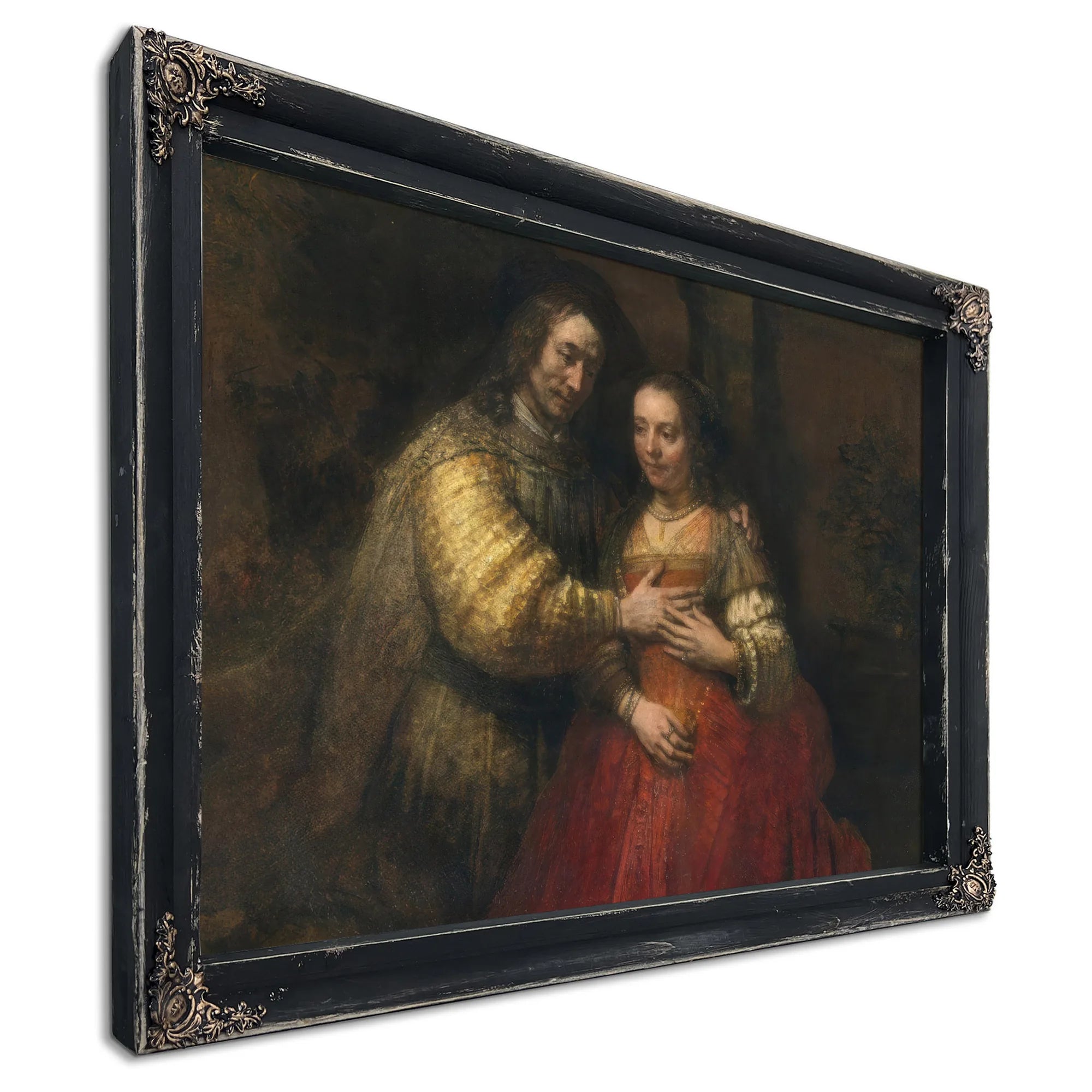 The Jewish Bride By Rembrandt Fine Art Print