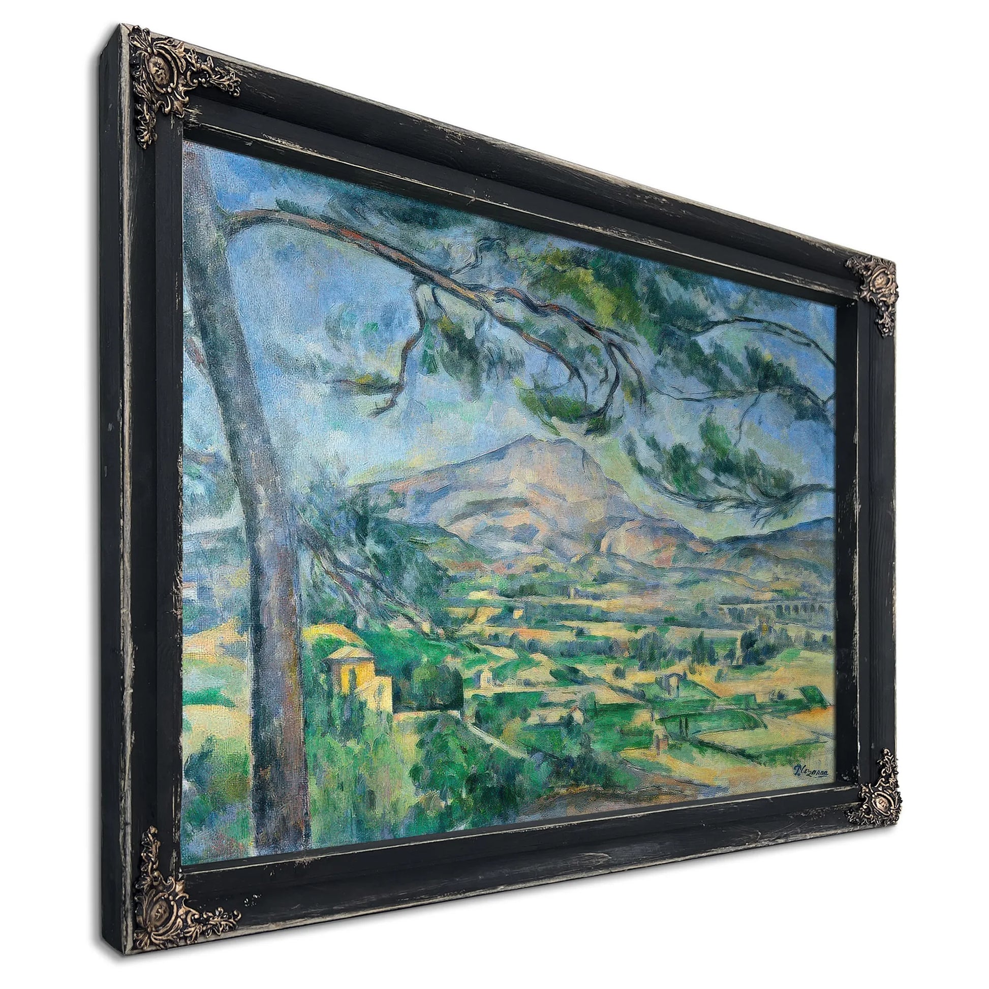 Mont Sainte Victoire With Large Pine 1887 By Paul Cezanne Fine Art Print
