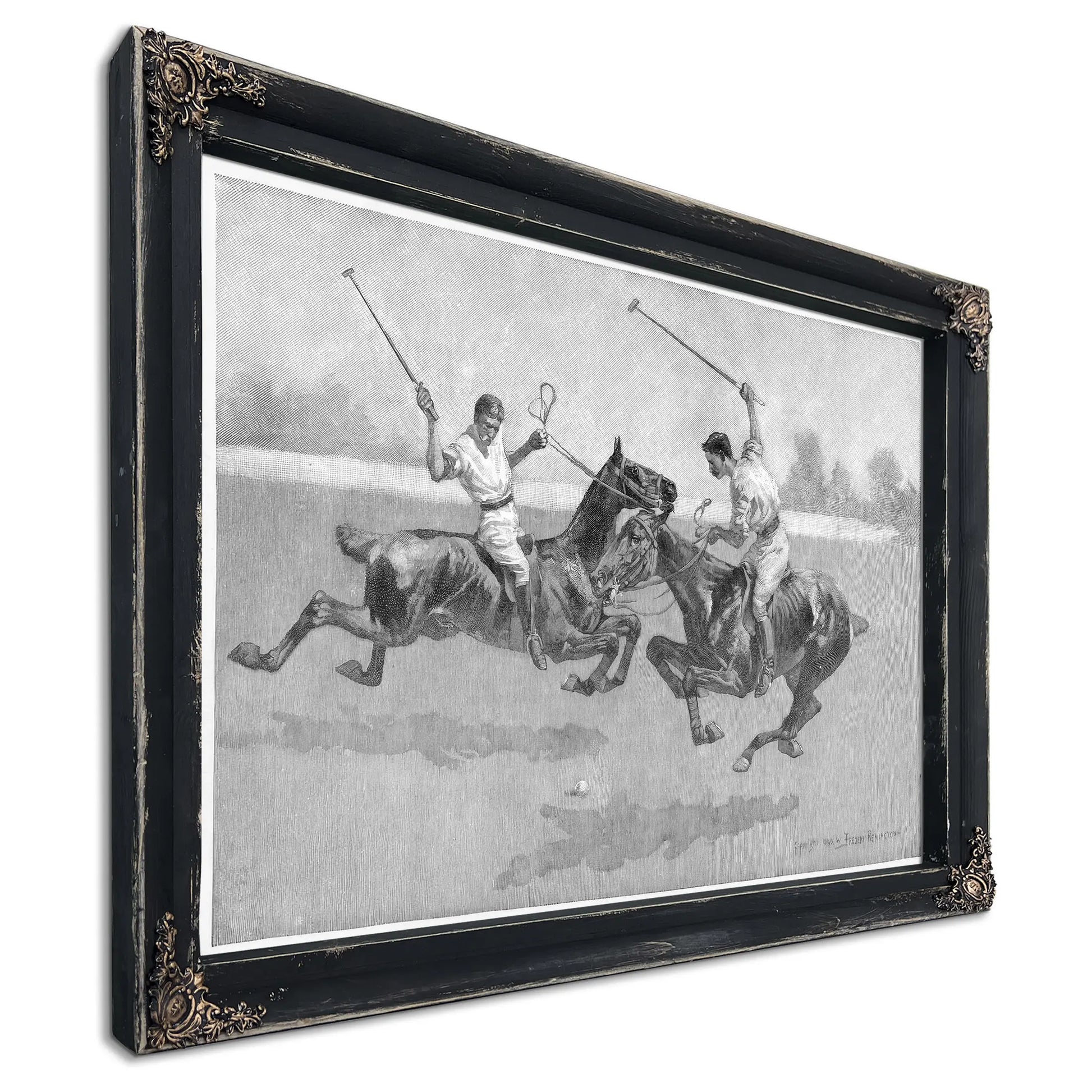 Polo Players by Frederic Remington