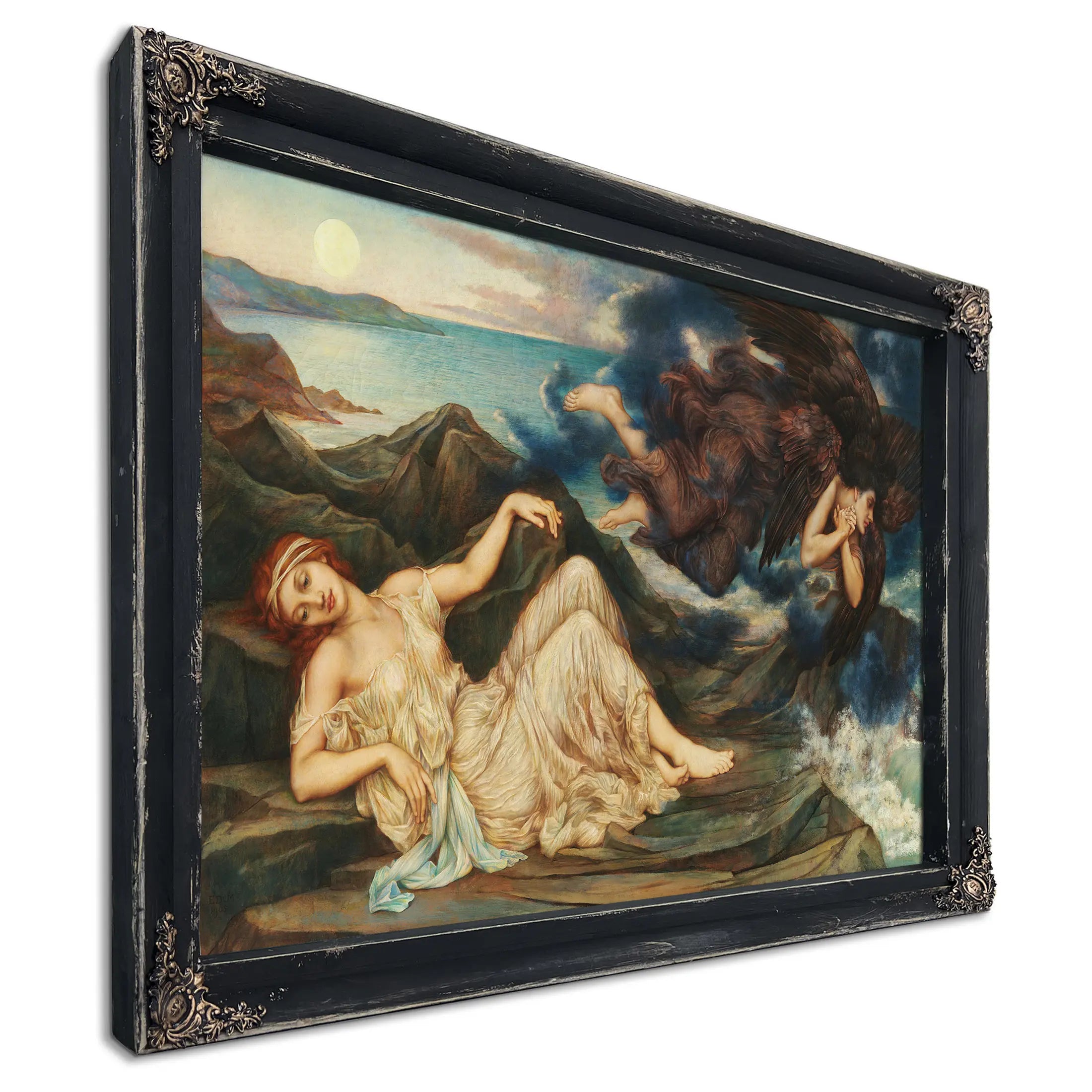 Port After Stormy Seas by Evelyn De Morgan