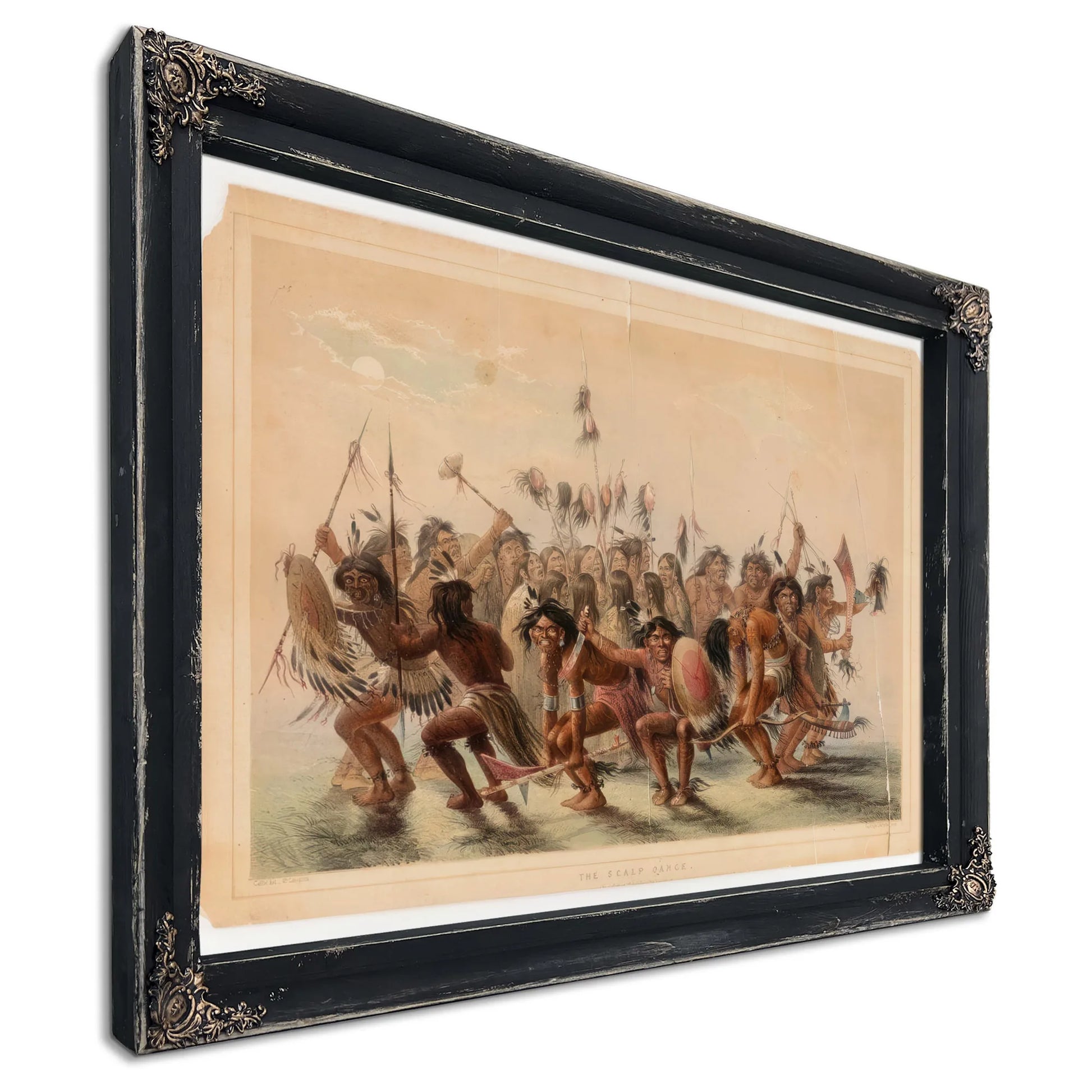 The Scalp Dance By George Catlin Fine Art Print