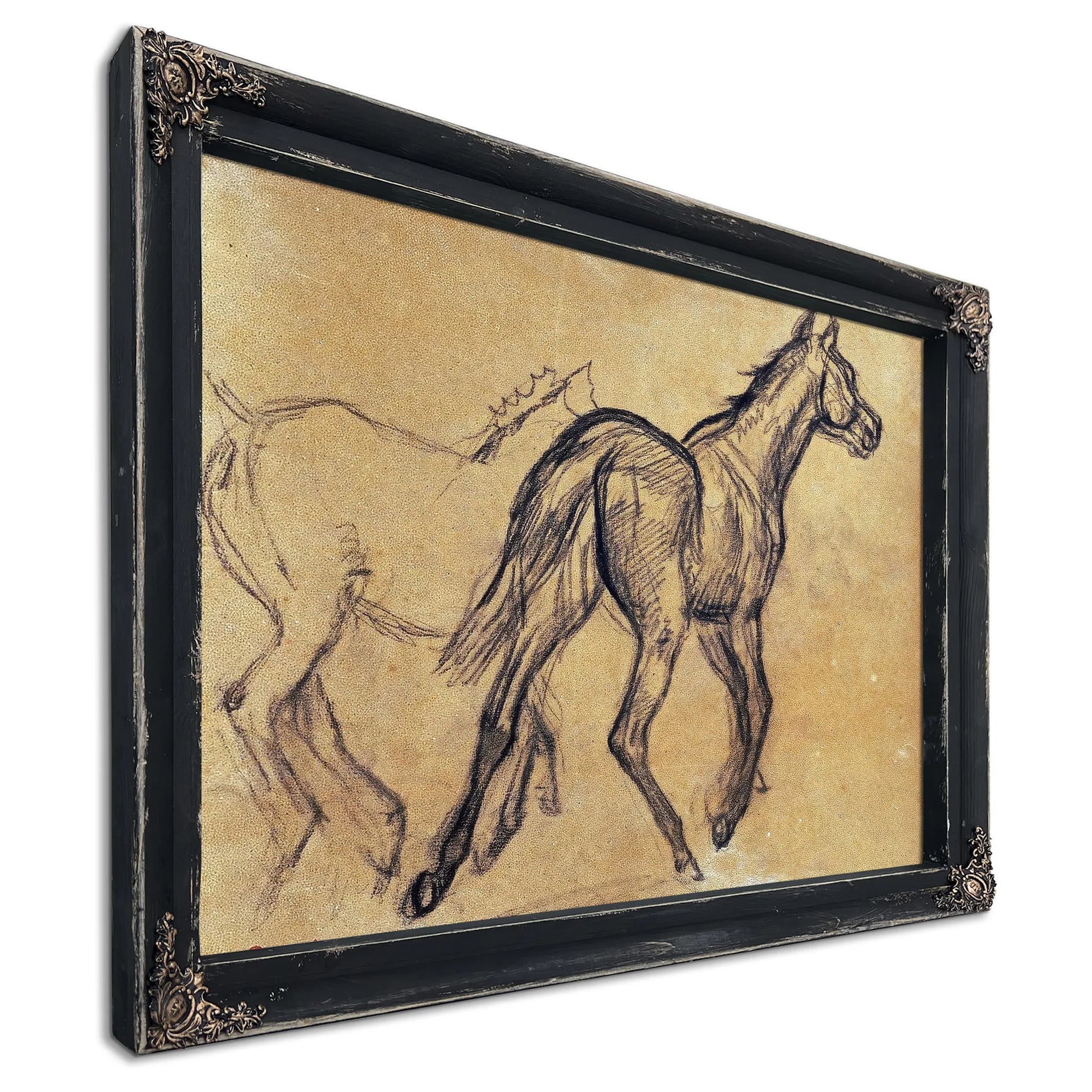Horses By Edgar Degas Fine Art Print
