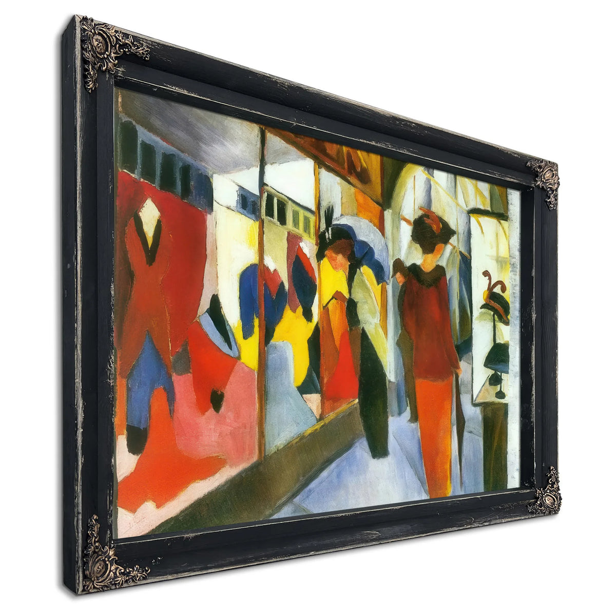 Fashion Shop By August Macke Fine Art Print