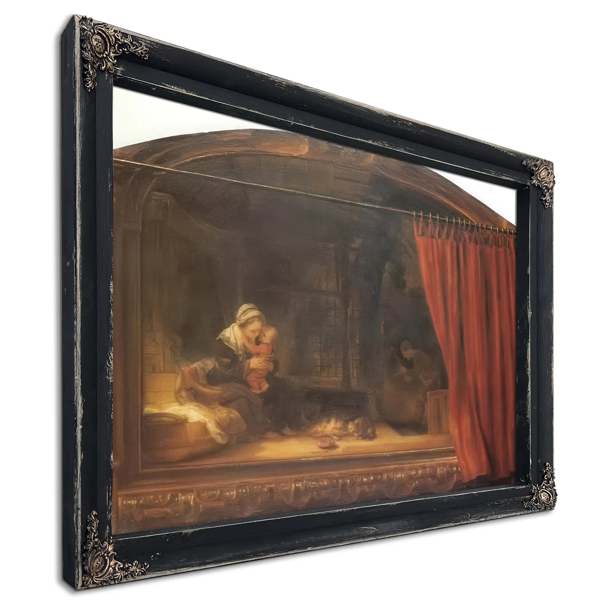 The Holy Family,1646 By Rembrandt Fine Art Print