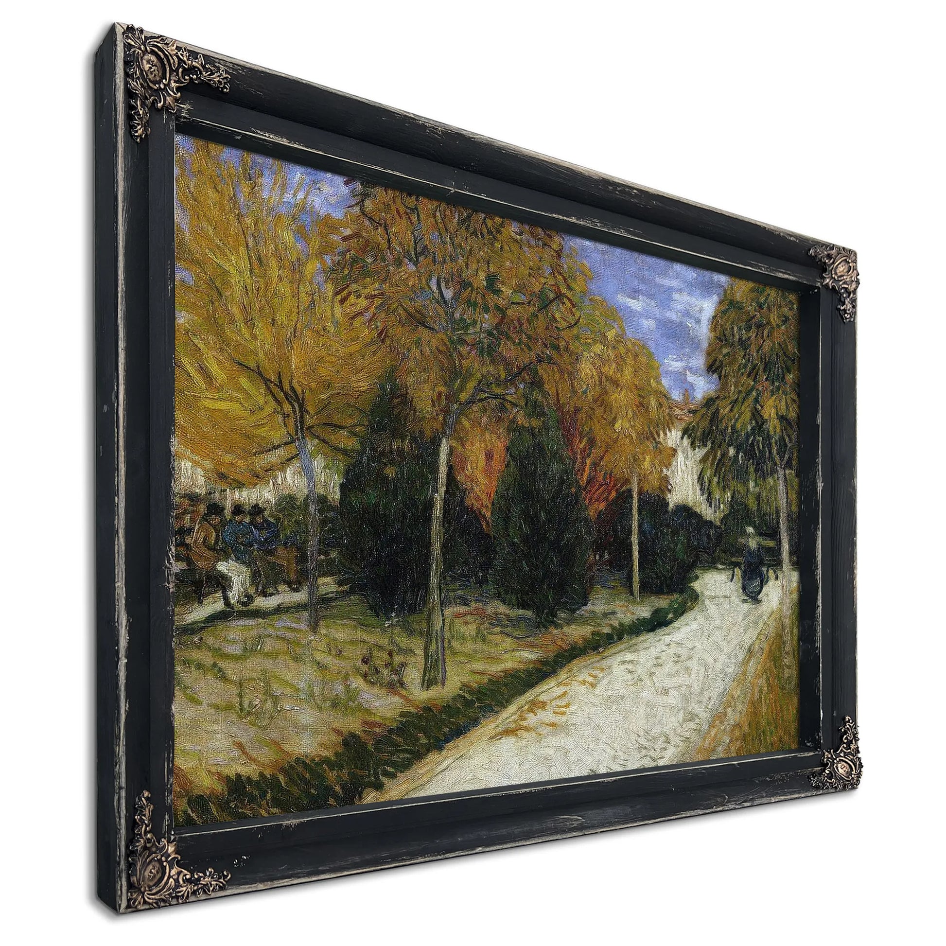 The Public Garden By Vincent Van Gogh Fine Art Print