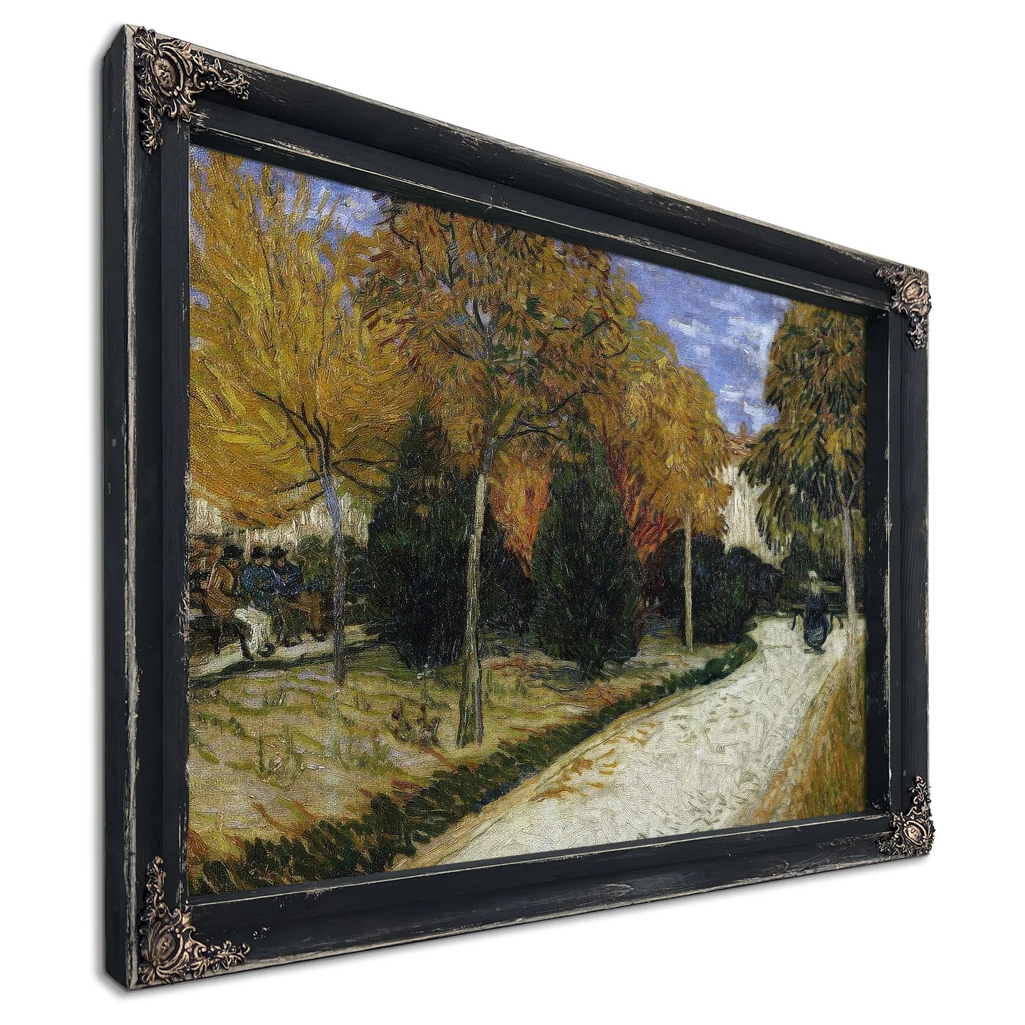 The Public Garden By Vincent Van Gogh Fine Art Print