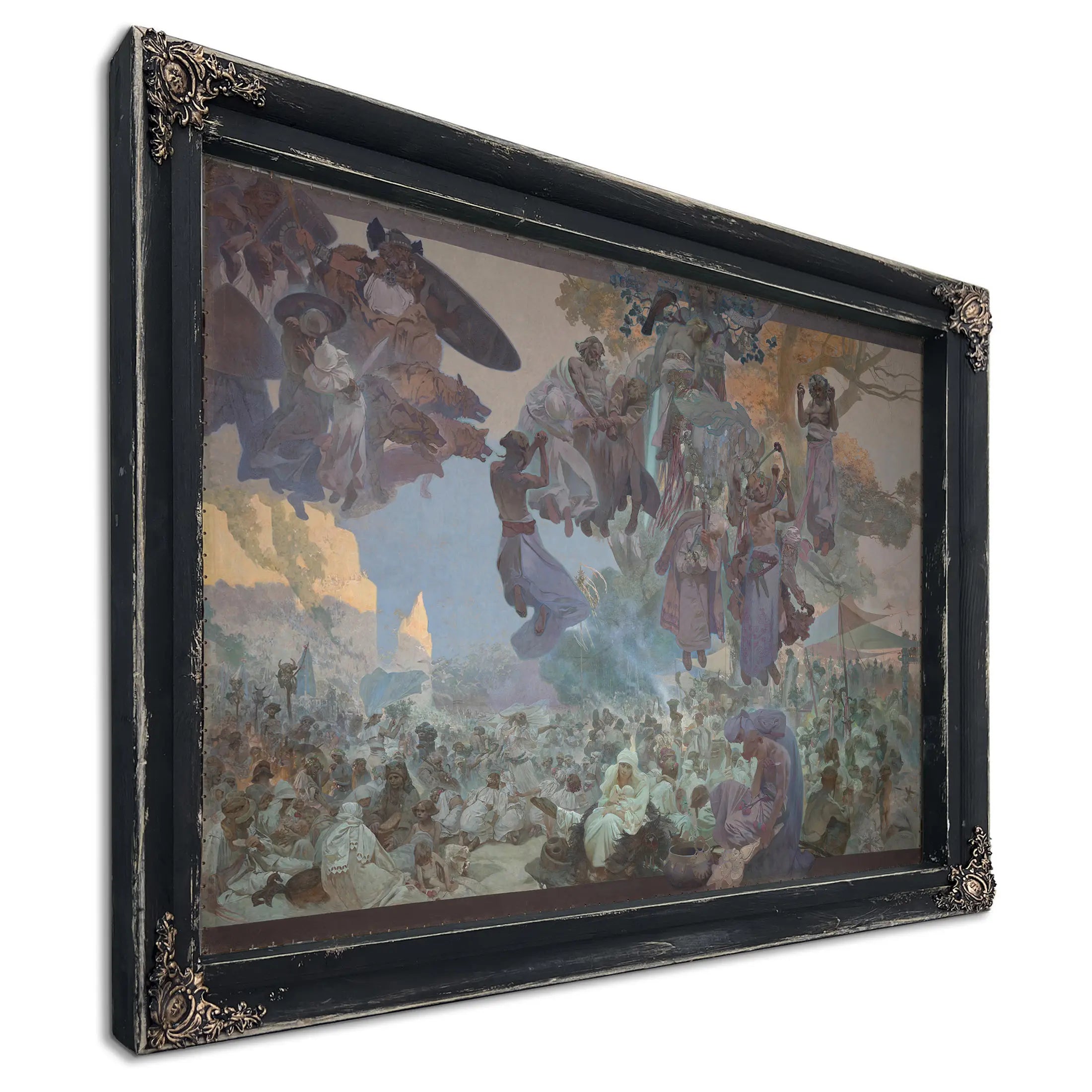 Celebration Of Svantovit In Rugen by Alphonse Mucha