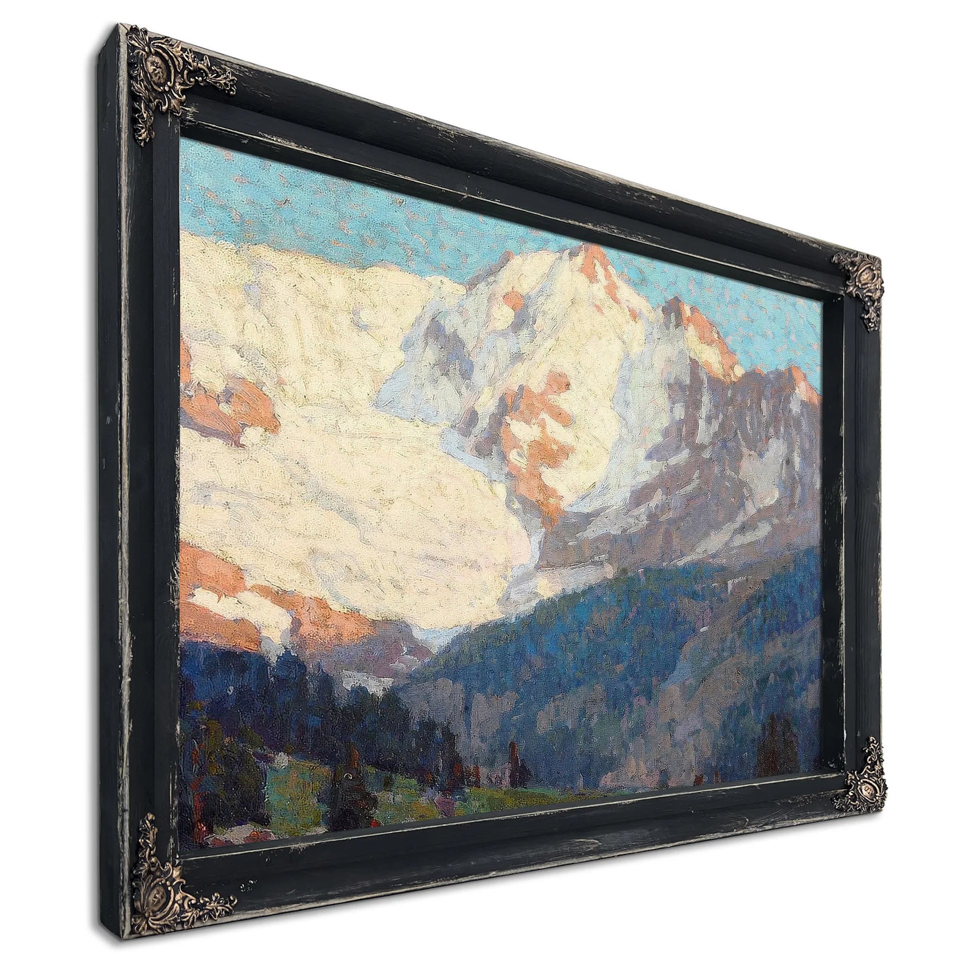 Alpine Glaciers By Edgar Payne Fine Art Print