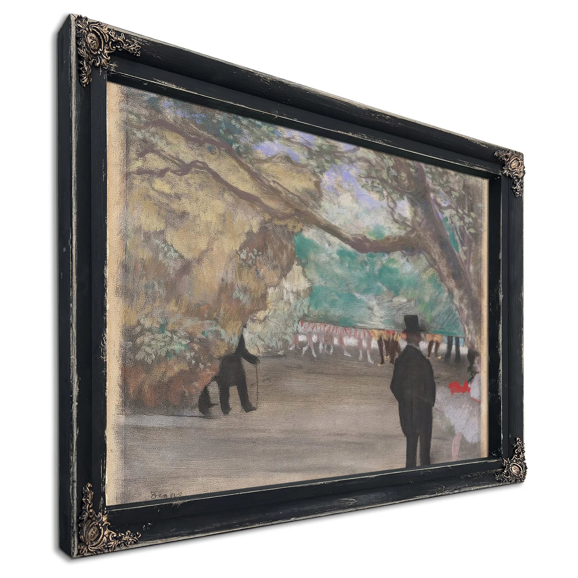The Curtain By Edgar Degas Fine Art Print