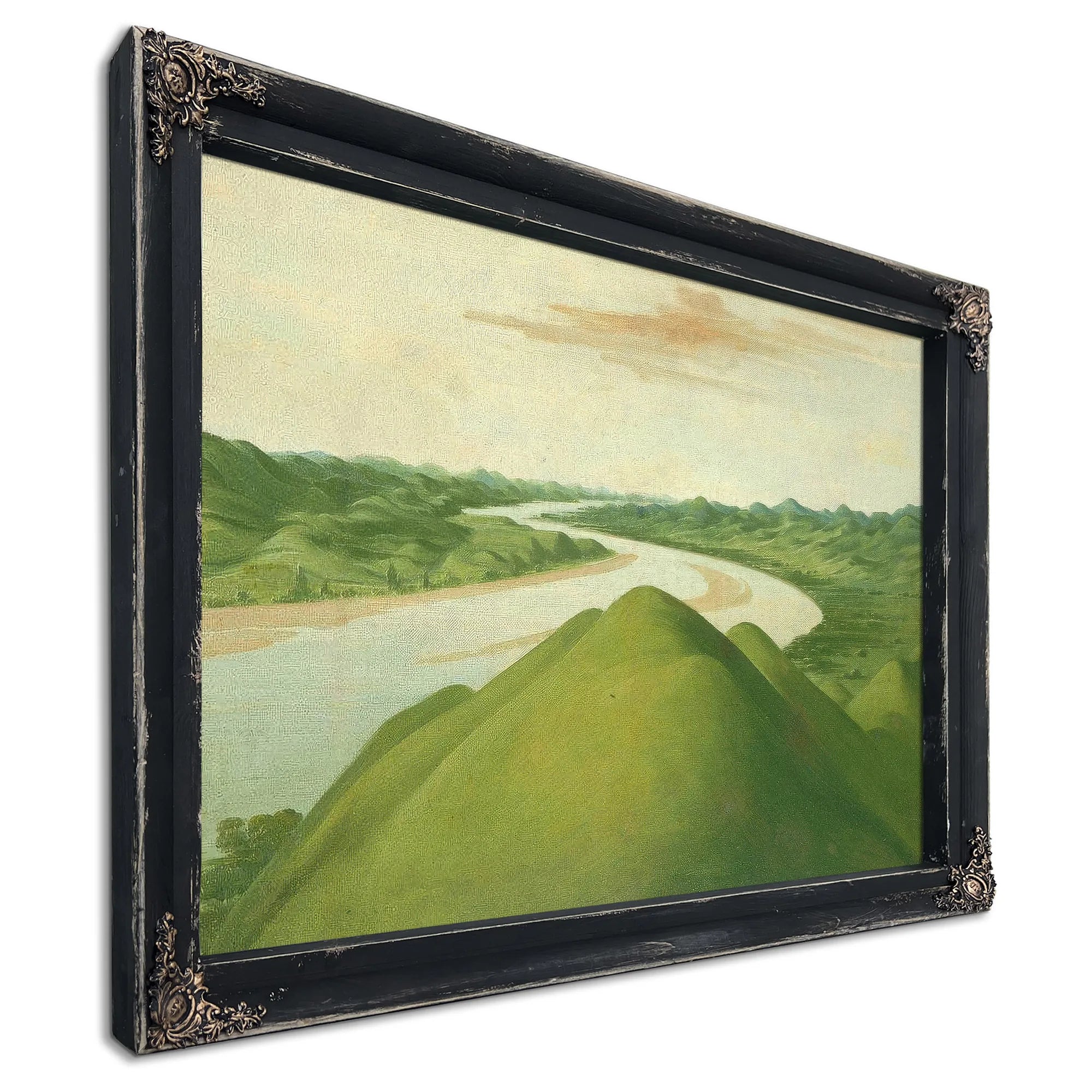 View In The Cross Timbers, Texas By George Catlin Fine Art Print