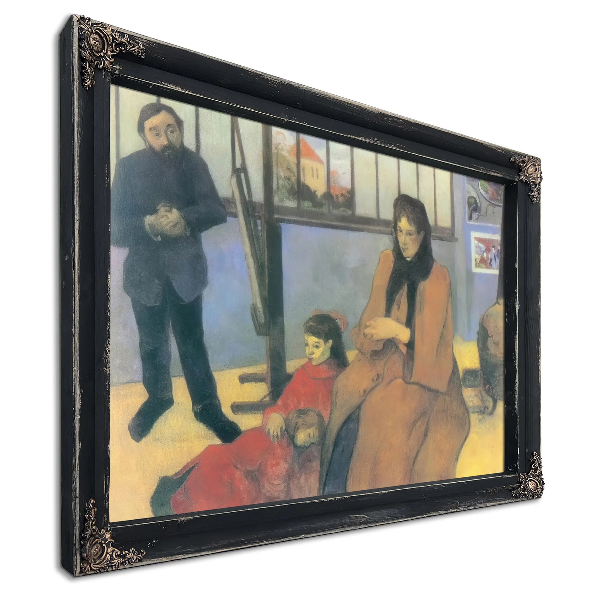 The Schuffenecker Family By Paul Gauguin Fine Art Print