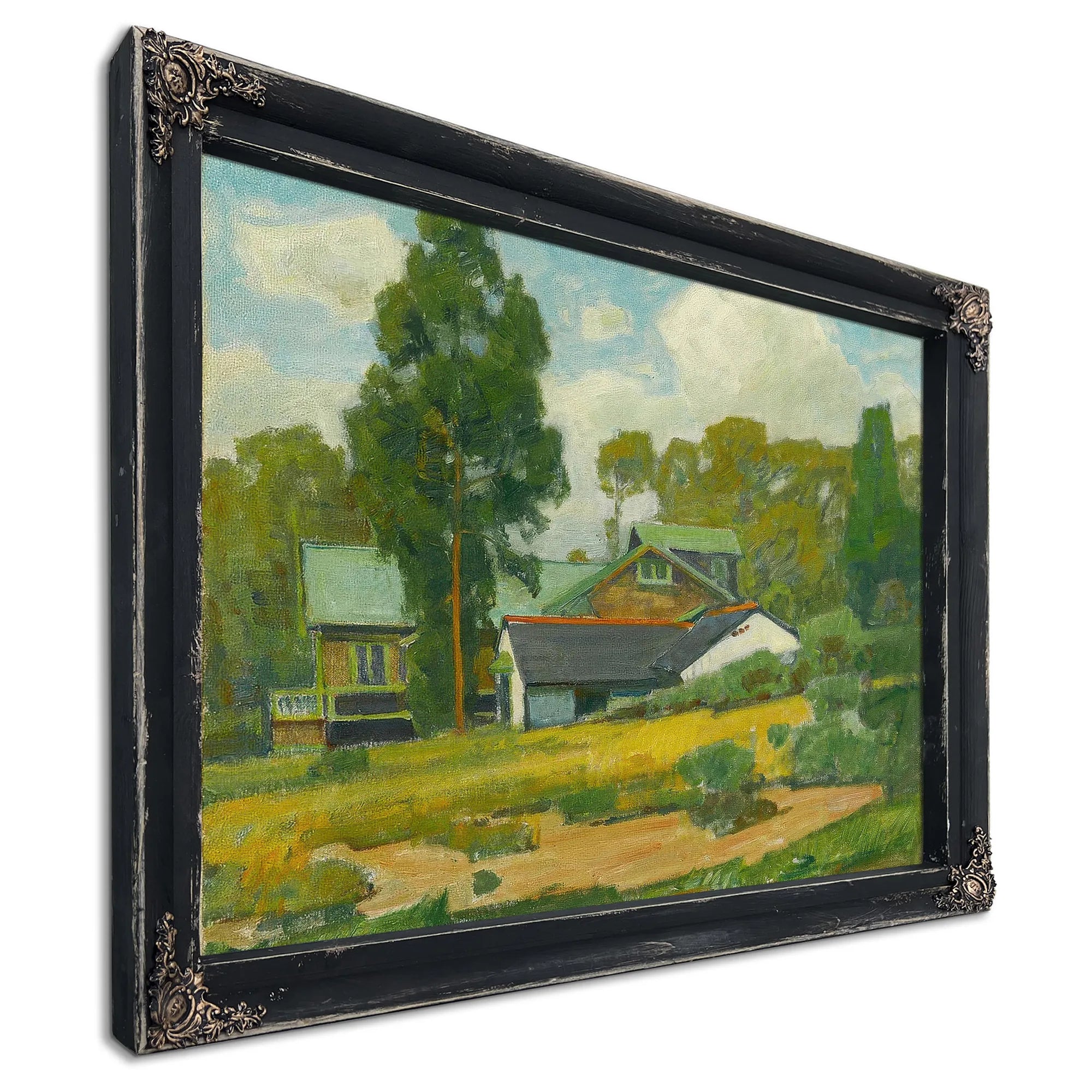 Laguna Cottages By William Wendt Fine Art Print