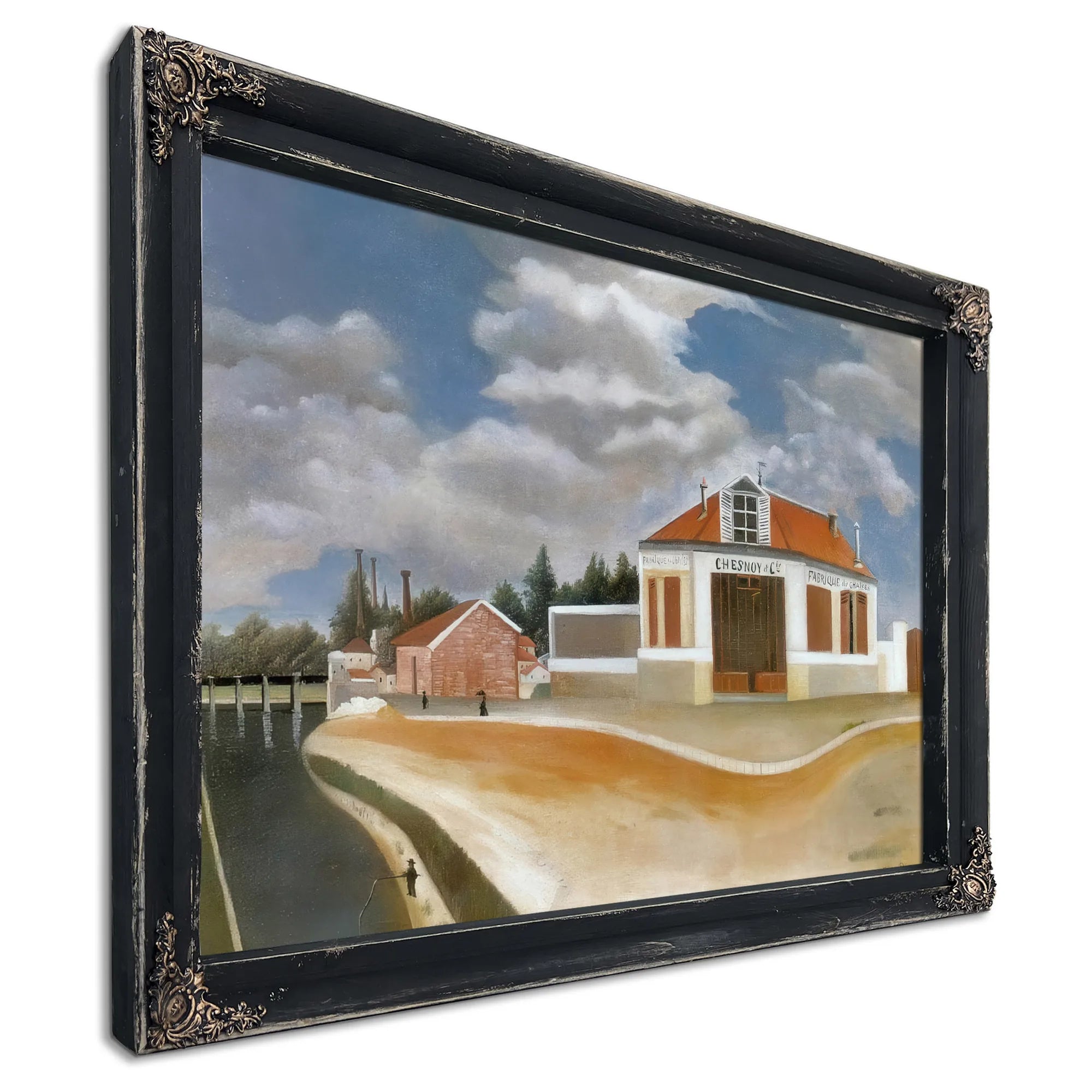 Chair Factory About 1897 La Fabrique De Chaises By Henri Rousseau Fine Art Print