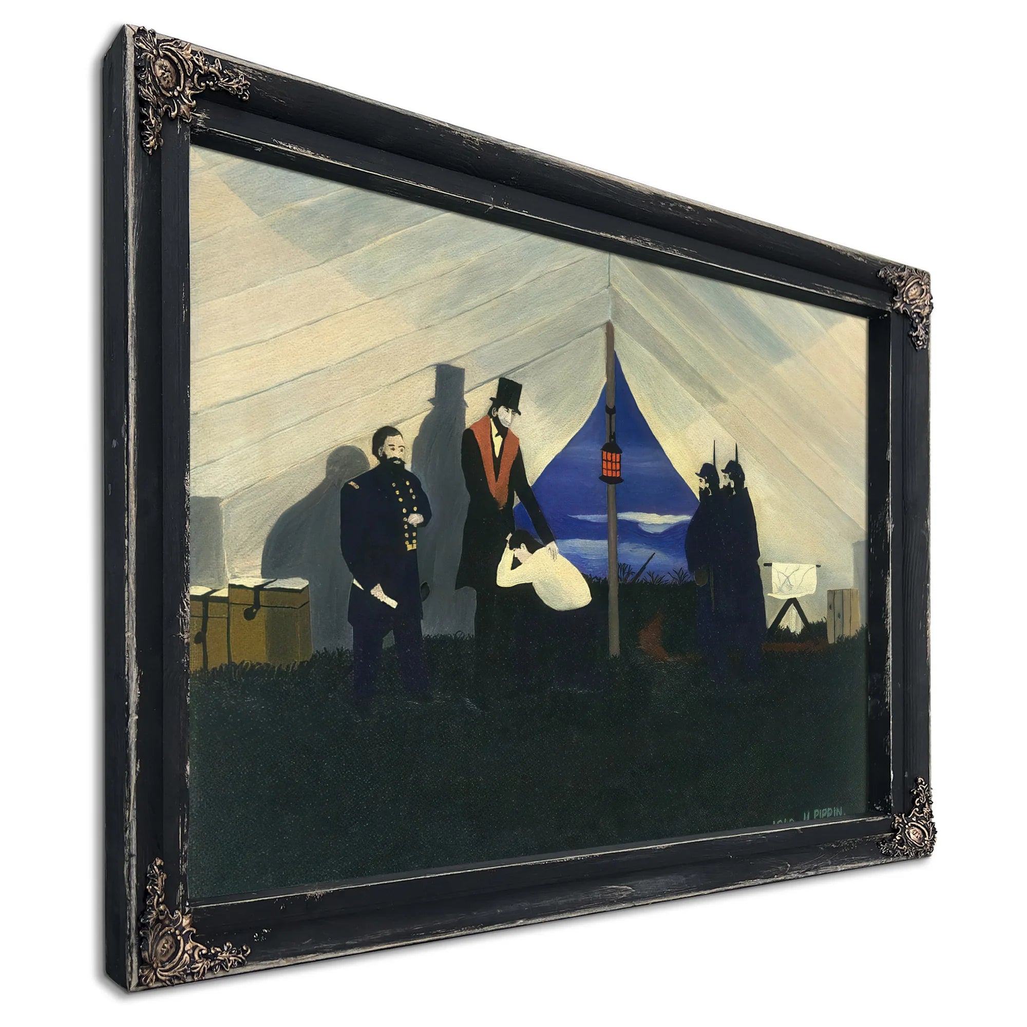Abe Lincoln The Great Emancipator By Horace Pippin Fine Art Print