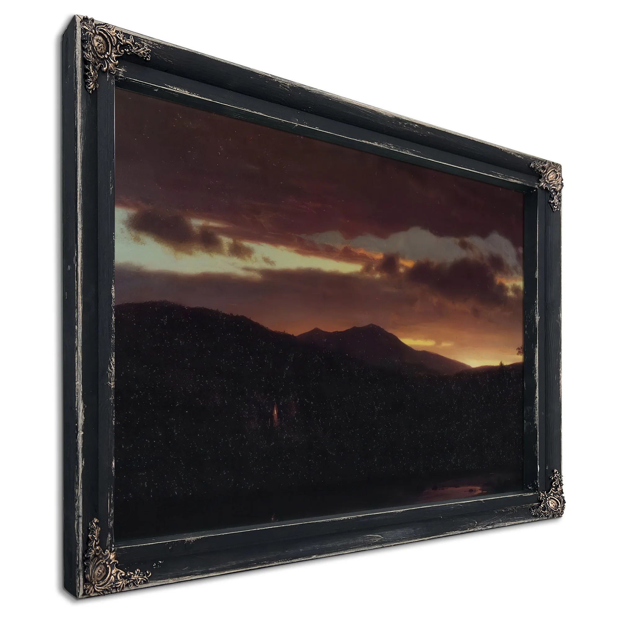 Twilight Catskill Mountain By Frederic Edwin Church Fine Art Print