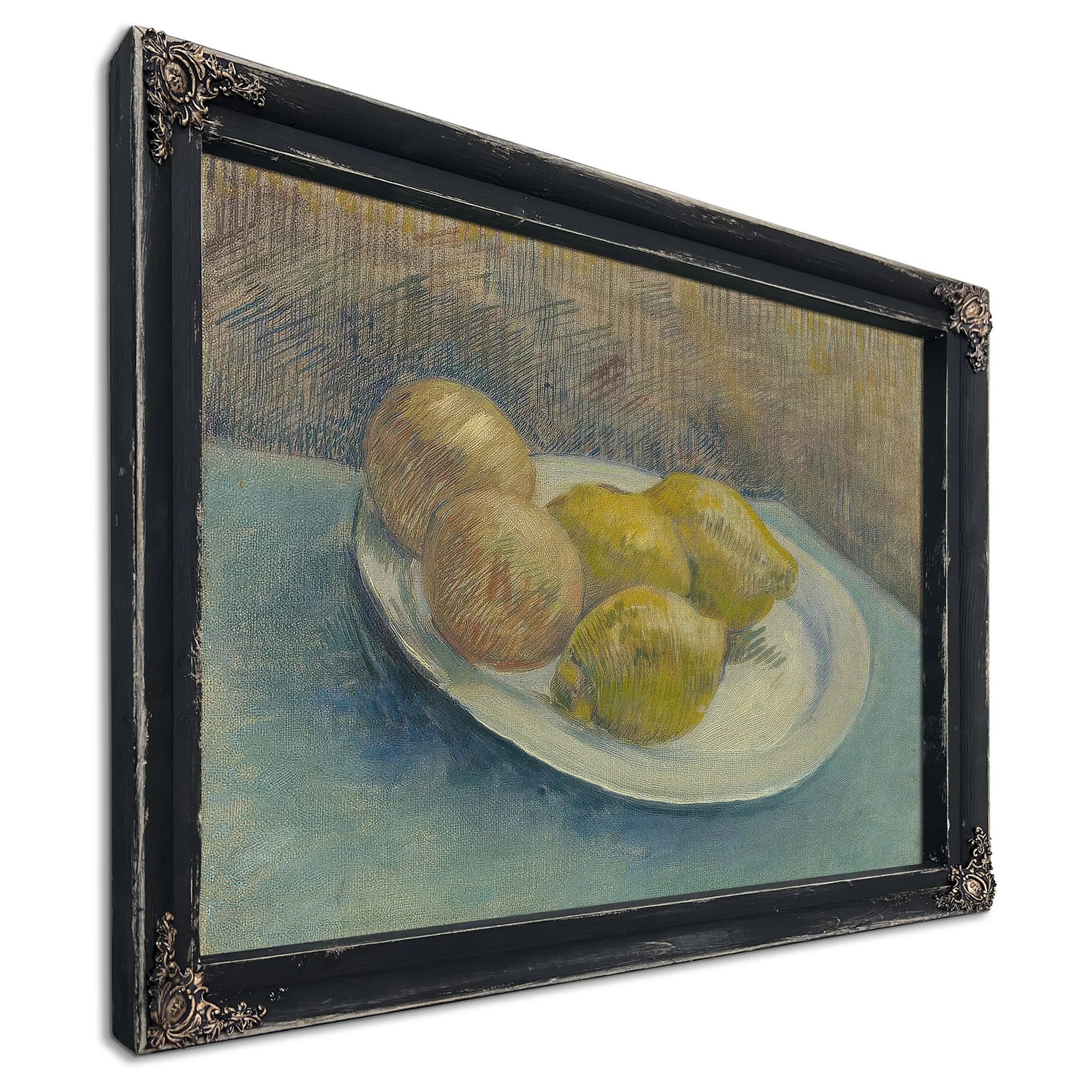 Dish With Citrus Fruit By Vincent Van Gogh Fine Art Print