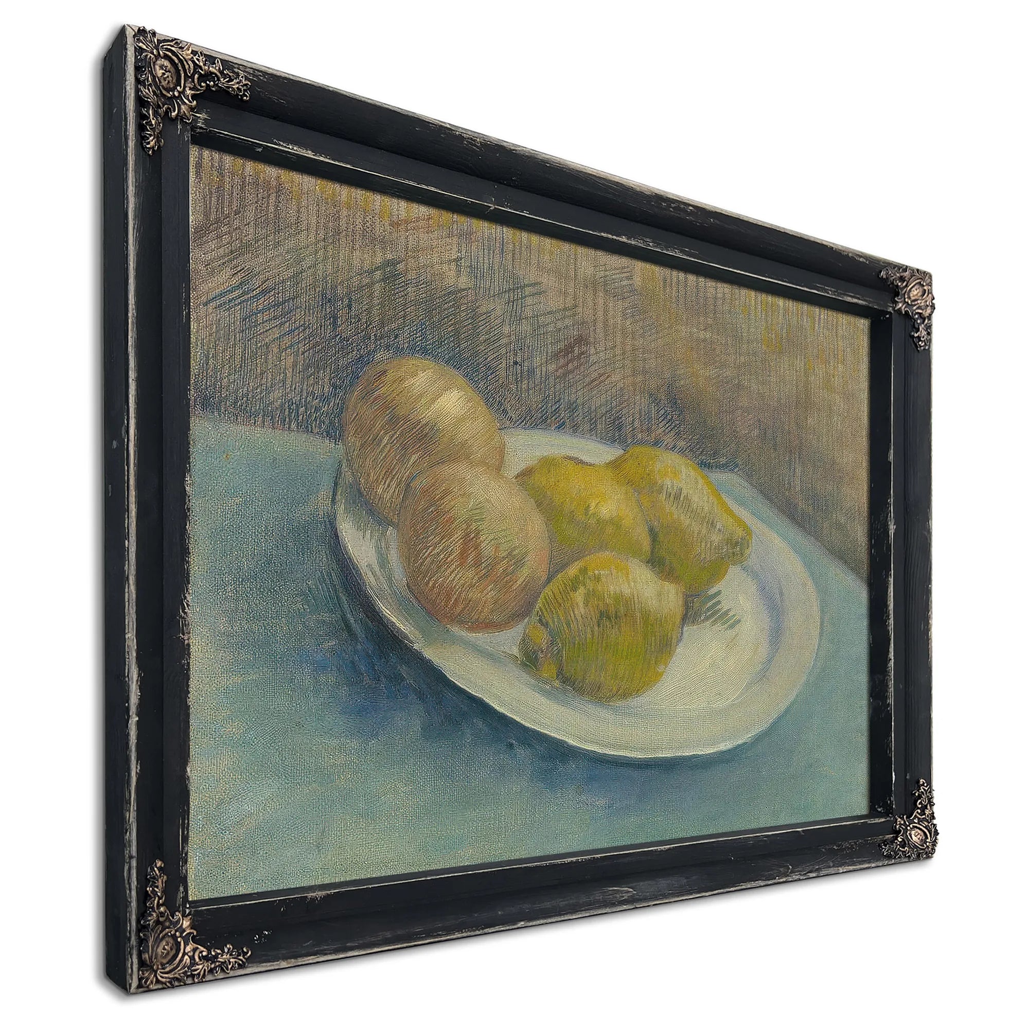 Dish With Citrus Fruit By Vincent Van Gogh Fine Art Print