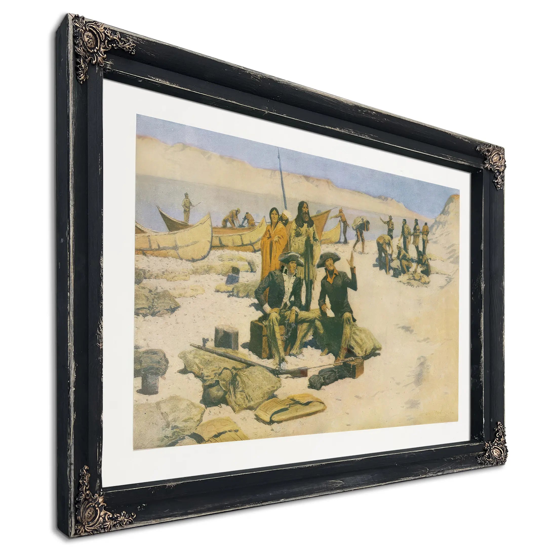 Lewis And Clark From Colliers Magazine Pub  by Frederic Remington