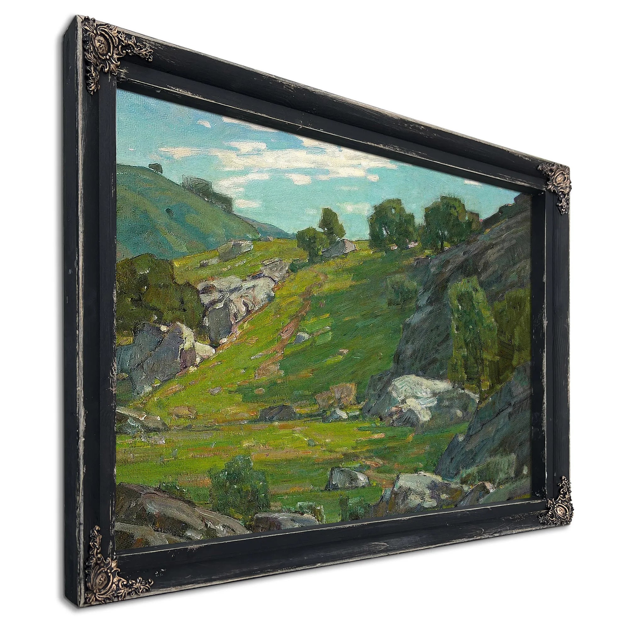 The Cow Trail By William Wendt Fine Art Print