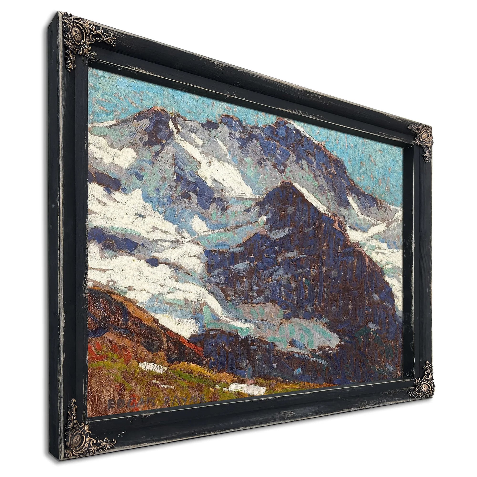 Snow Covered Peaks By Edgar Payne Fine Art Print