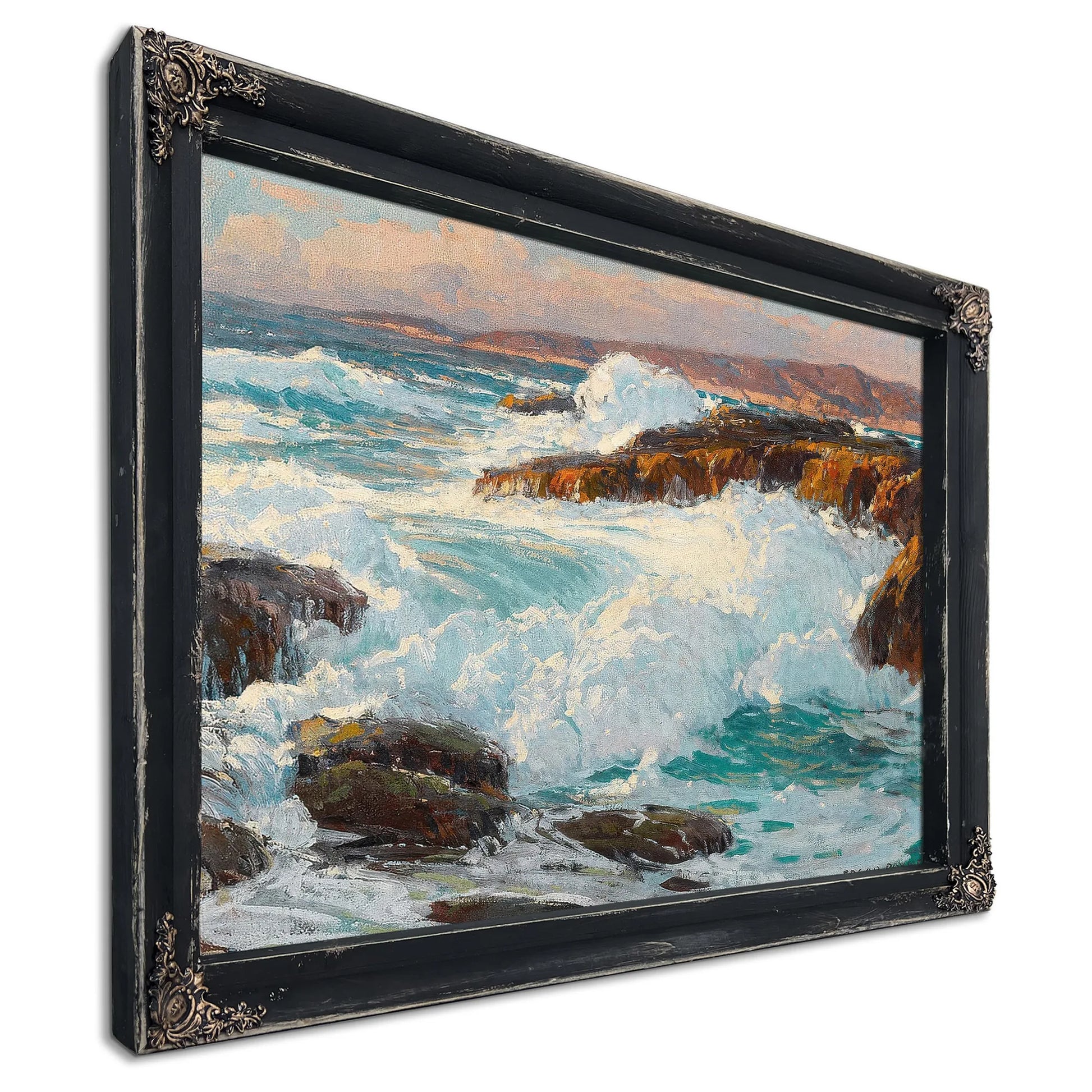 High Surf Along The Laguna Coast By Edgar Payne Fine Art Print