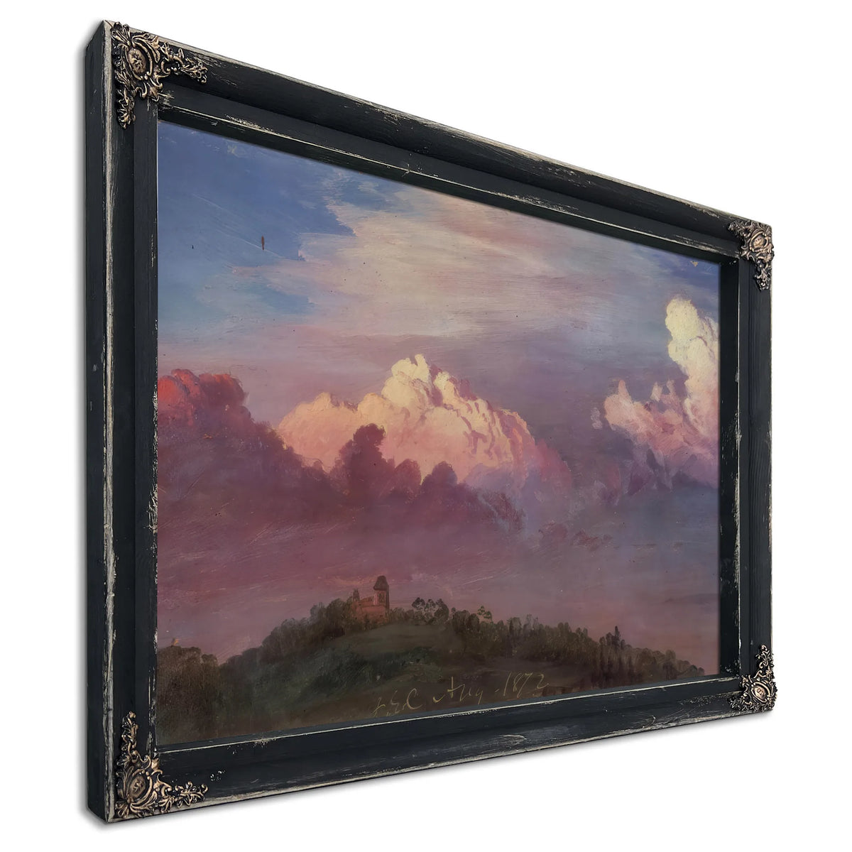 Olana In The Clouds By Frederic Edwin Church Fine Art Print
