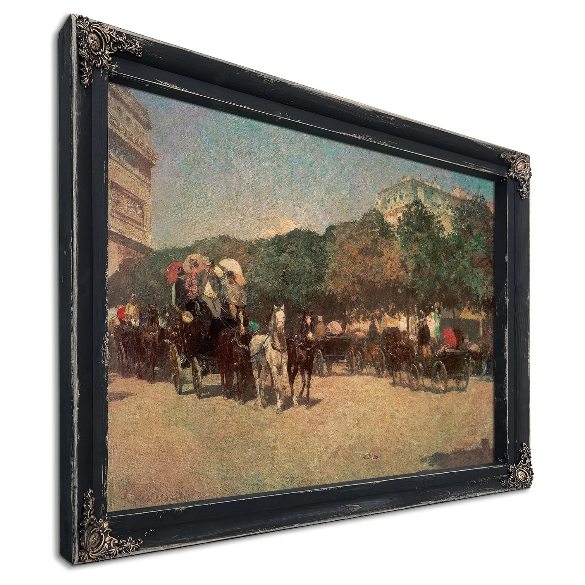 Grand Prix Day By Childe Hassam Fine Art Print
