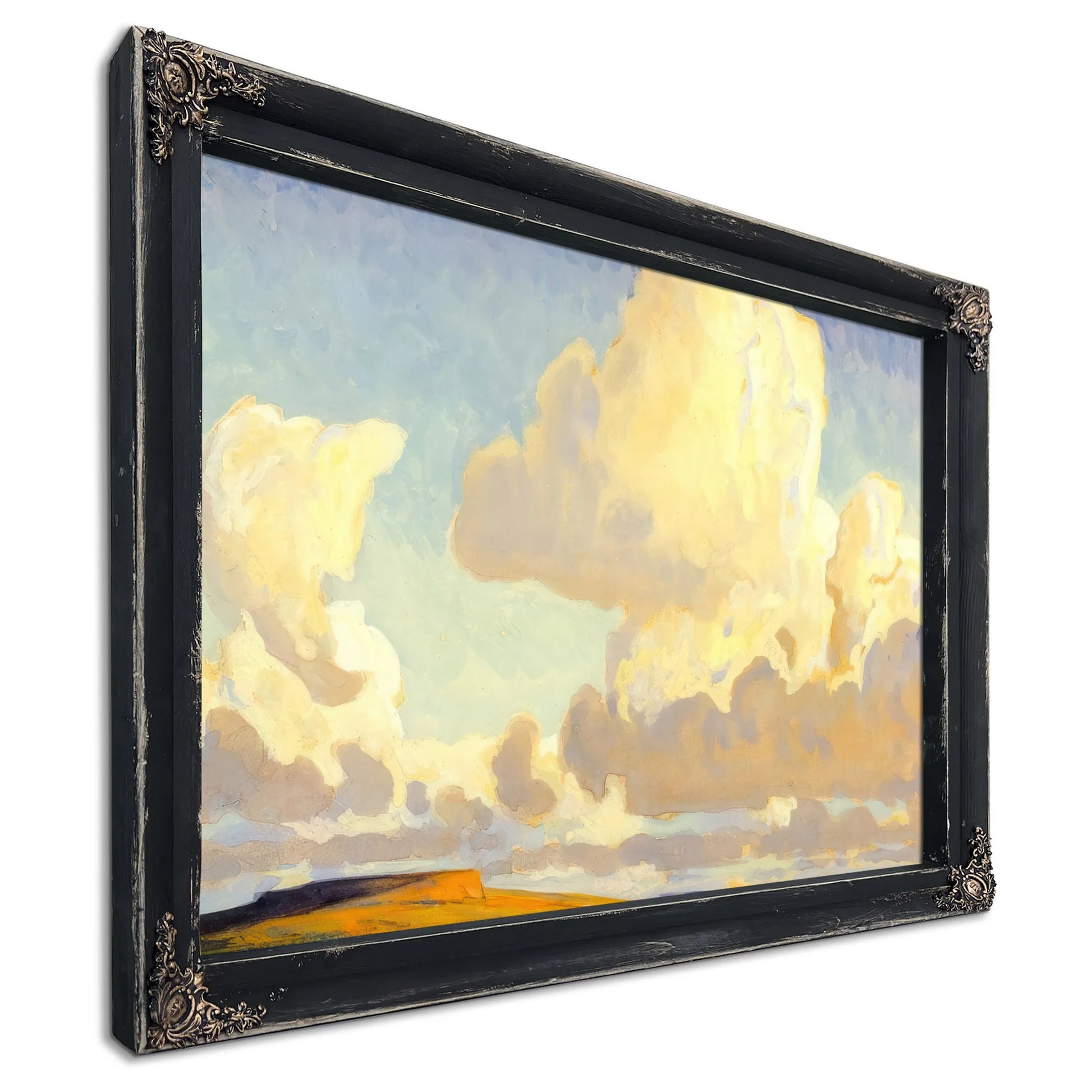 Butte And Clouds By Maynard Dixon Fine Art Print