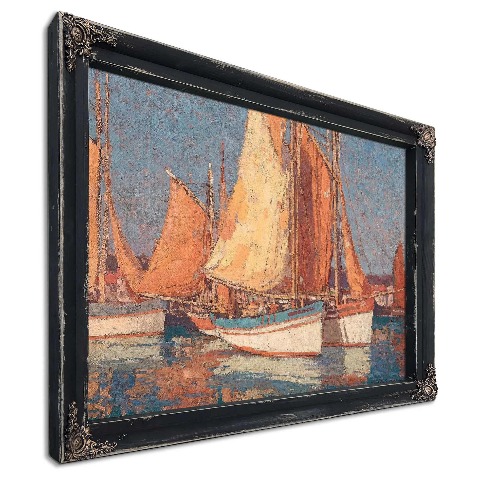 Boats Off Concarneau By Edgar Payne Fine Art Print