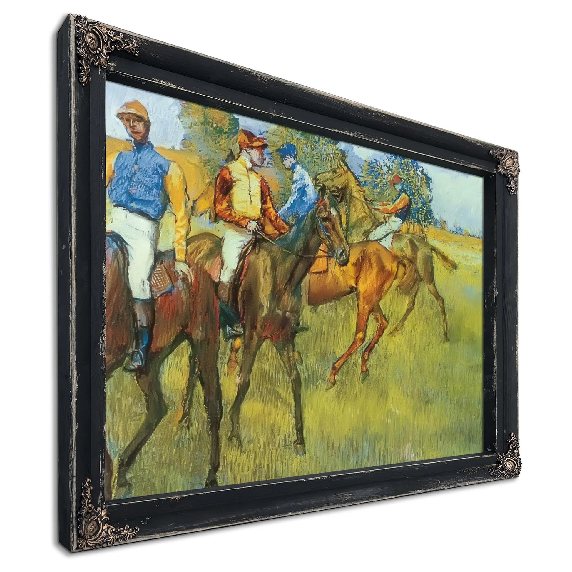 Race Horses By Edgar Degas Fine Art Print