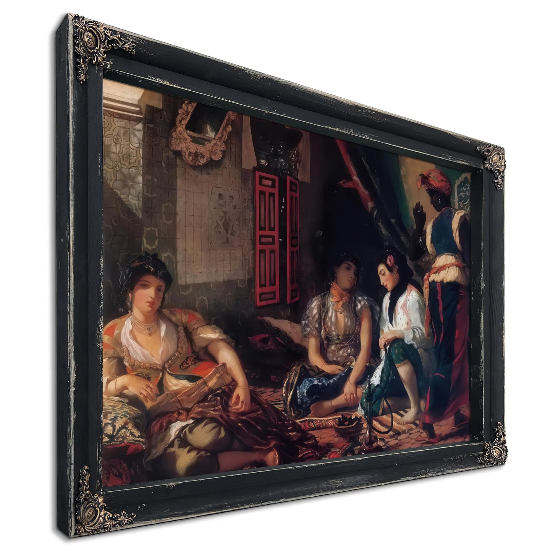 The Women Of Algiers 1834 By Eugene Delacroix Fine Art Print
