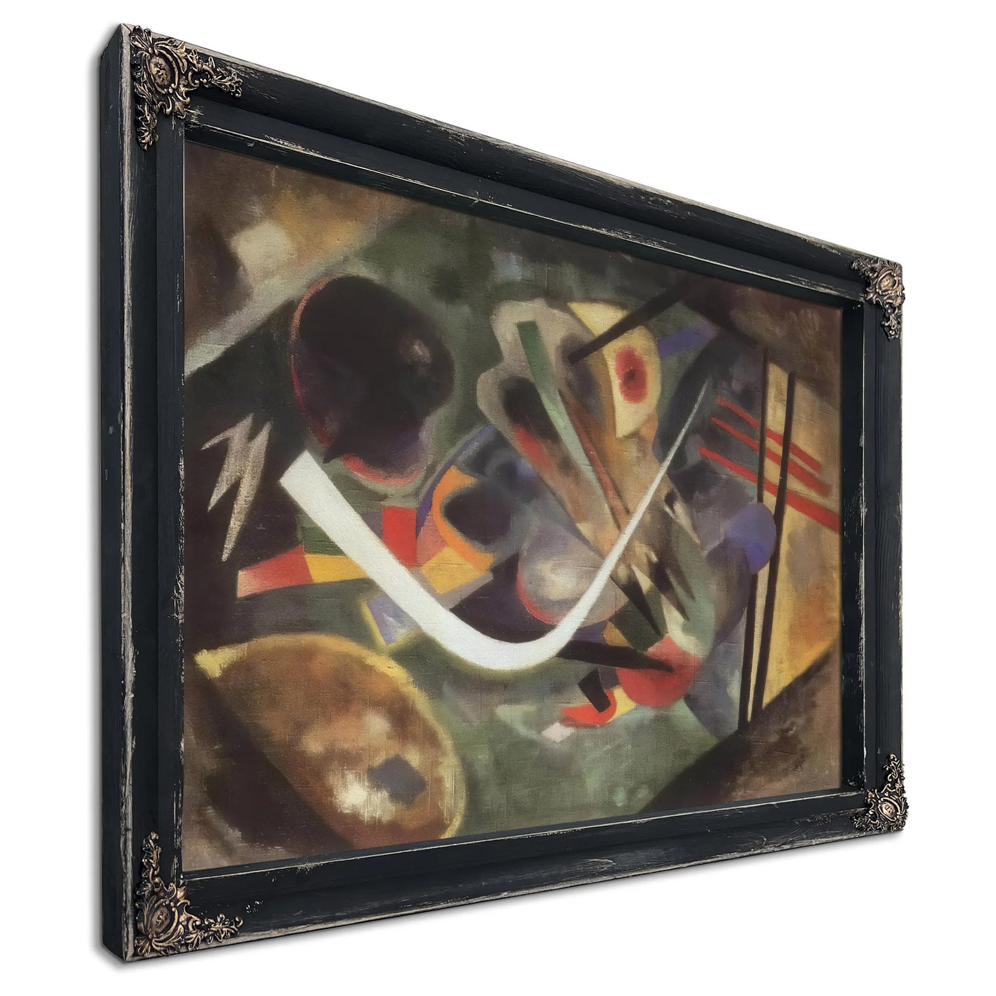 White Stroke 1920 By Wassily Kandinsky Fine Art Print