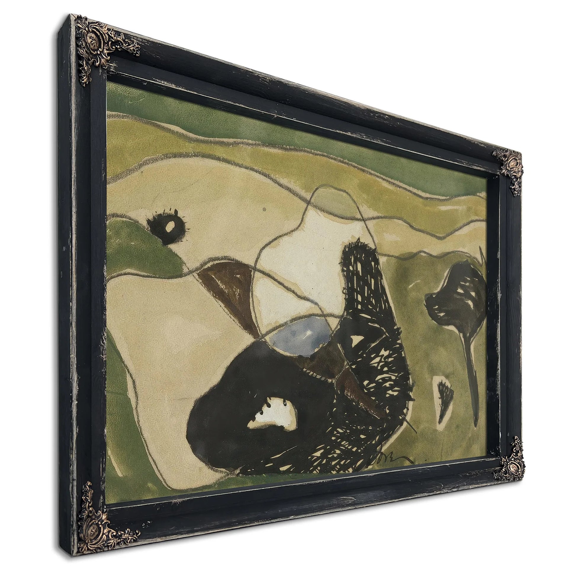 Cows In A Pasture By Arthur Dove Fine Art Print