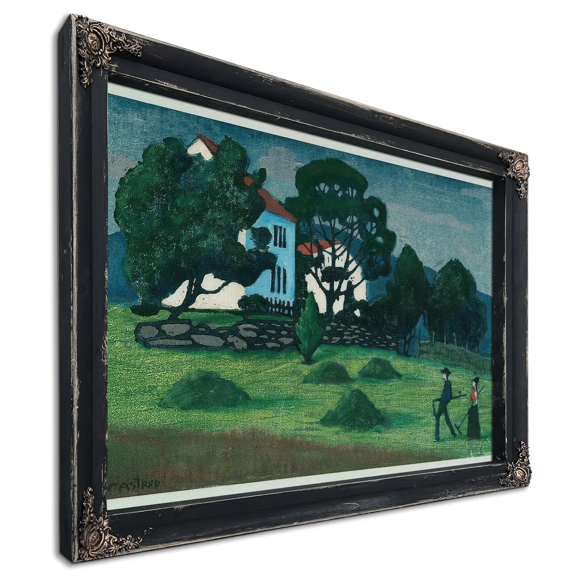Home From Work 2 By Nicolai Astrup Fine Art Print