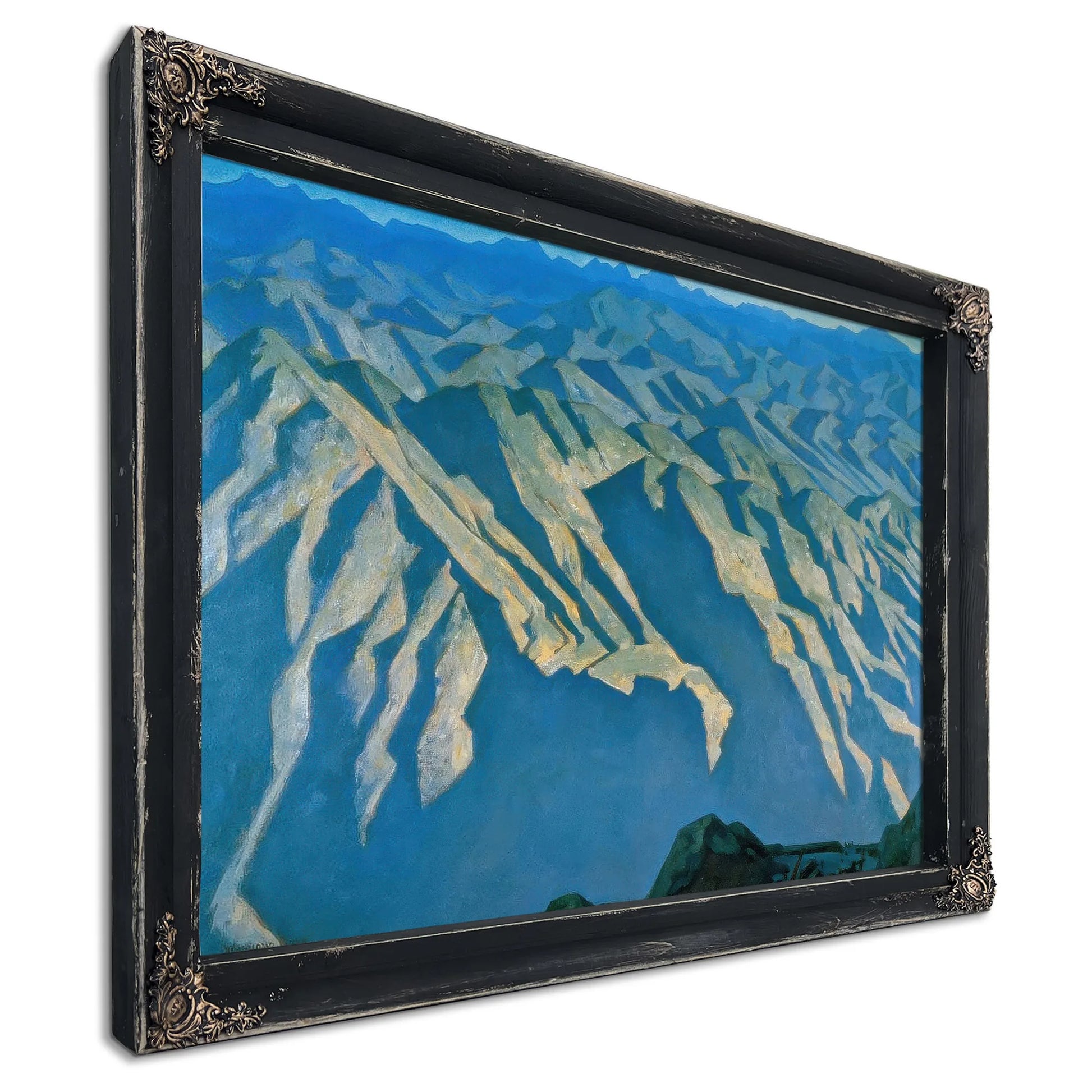 Men And Mountains By Maynard Dixon Fine Art Print