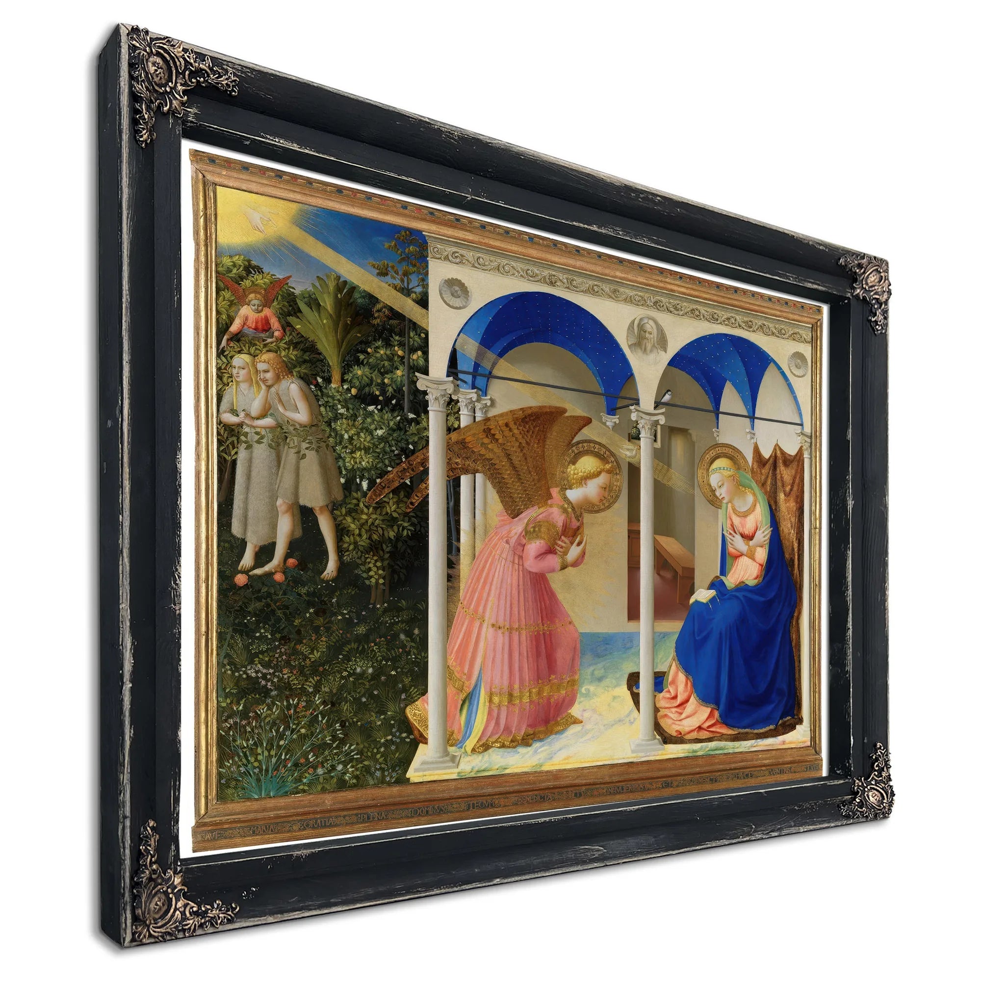 The Annunciation And Life Of The Virgin 1426 By Fra Angelico Fine Art Print